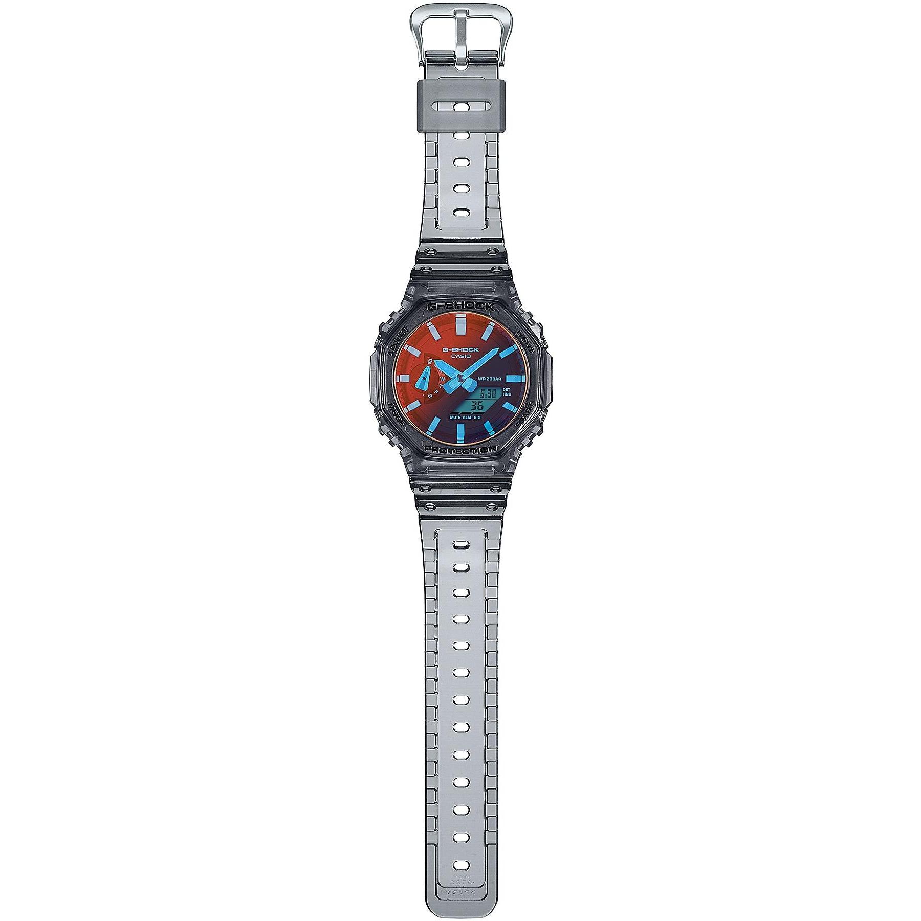 G-SHOCK GA-2100TLS-8AER zegarek czarny sportowy G-SHOCK Original pasek - miniatura 3