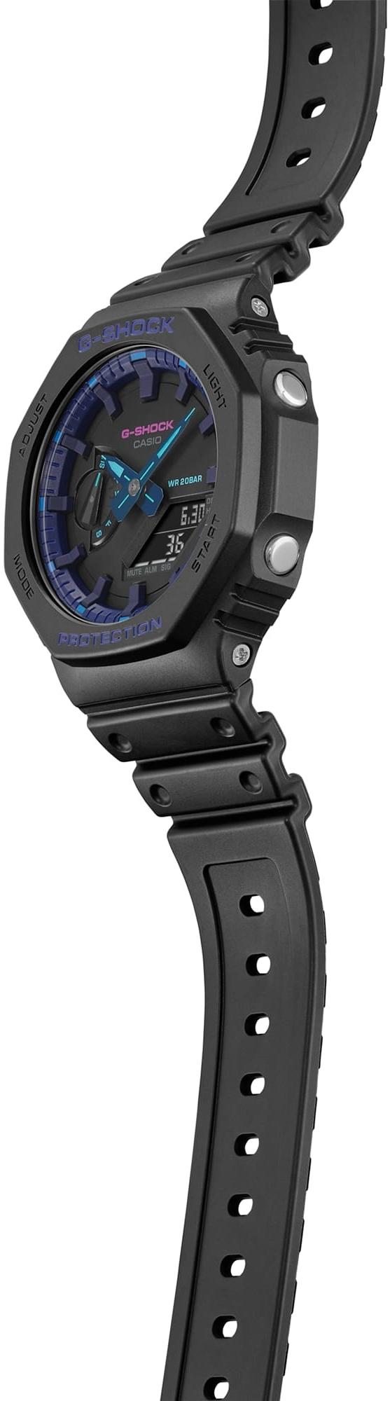 G-SHOCK GA-2100VB-1AER męski zegarek G-SHOCK Original pasek - miniatura 3