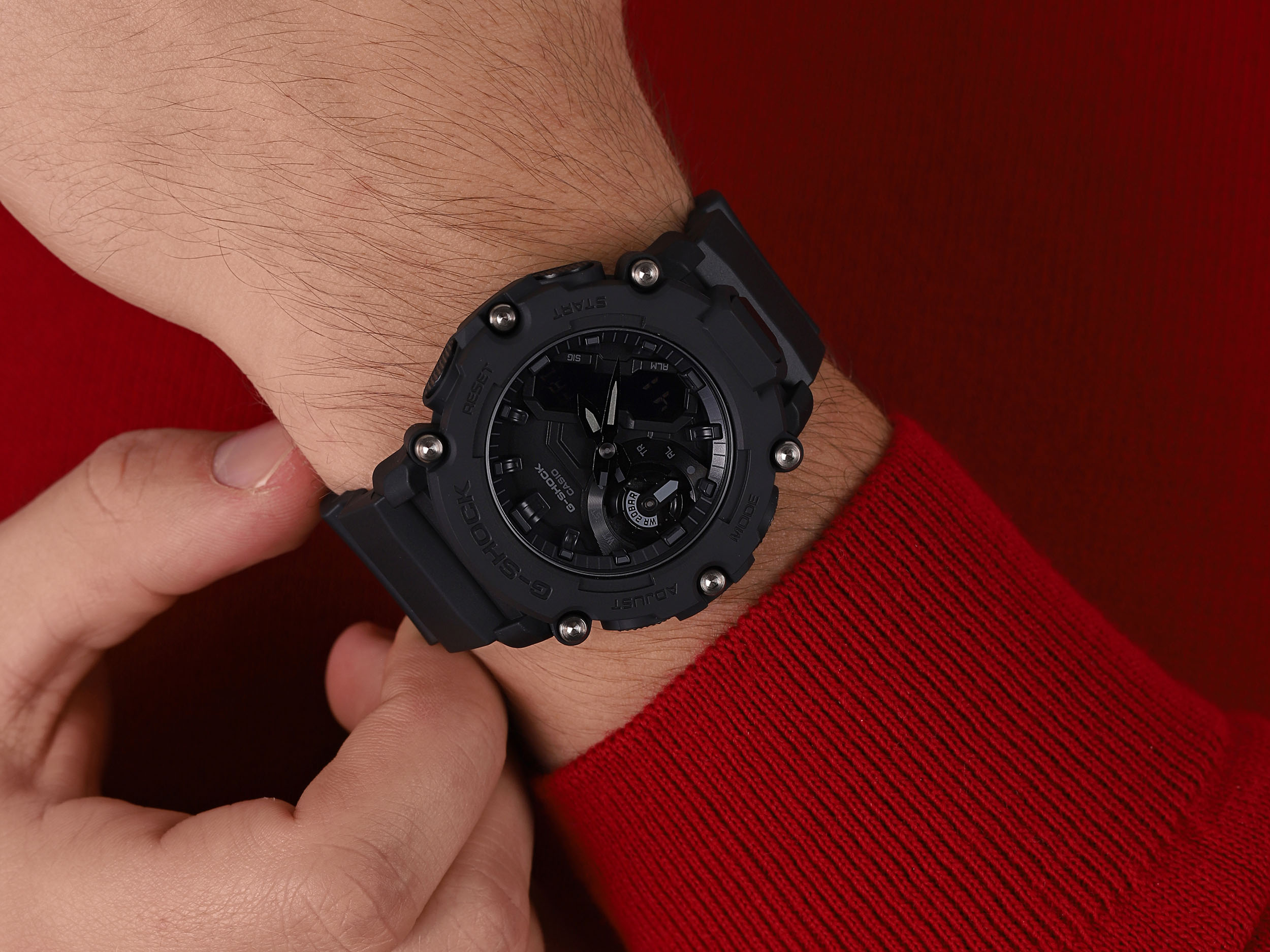 G-SHOCK GA-2200BB-1AER zegarek męski sportowy G-SHOCK Original pasek