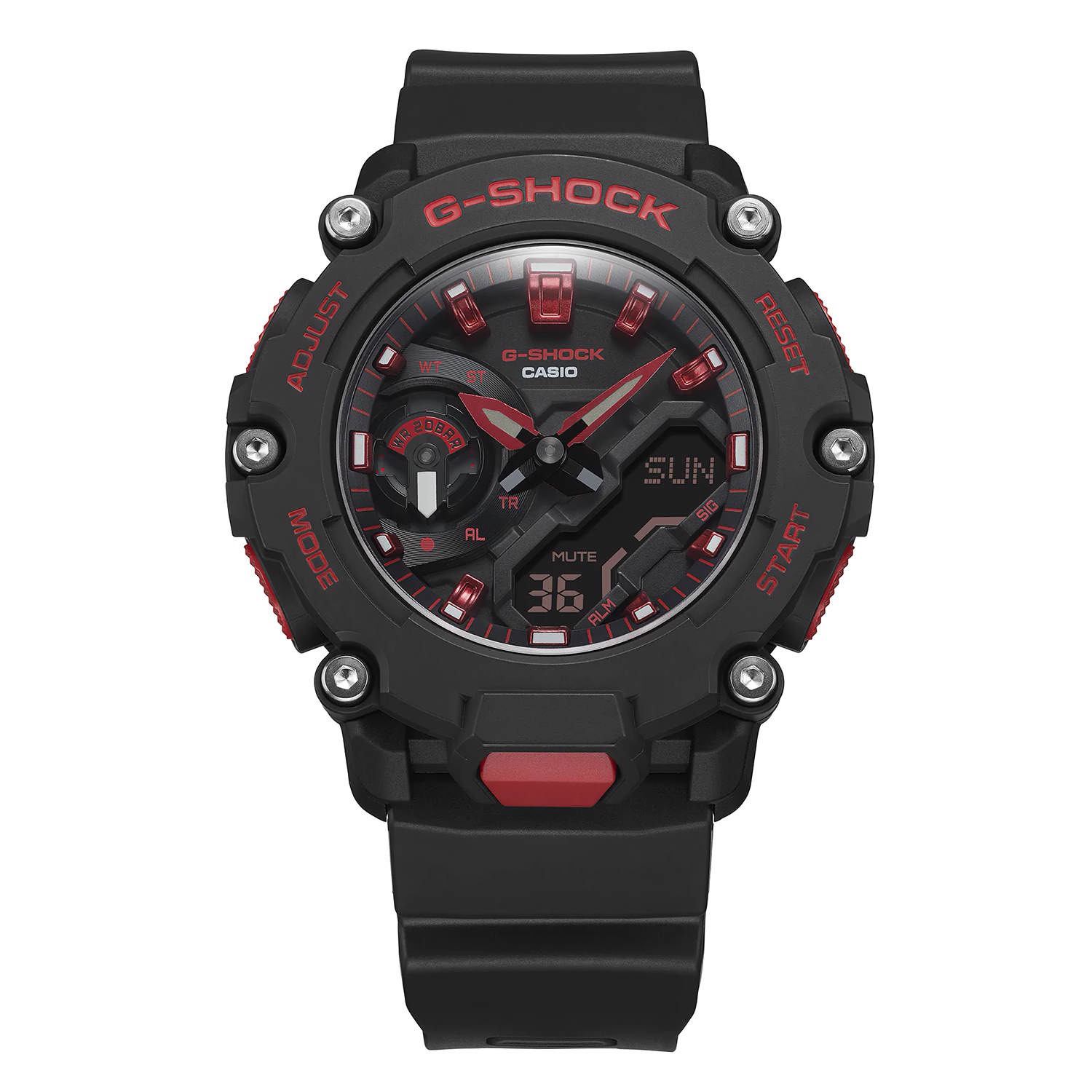 G-SHOCK GA-2200BNR-1AER G-SHOCK Original sportowy zegarek czarny - miniatura 3