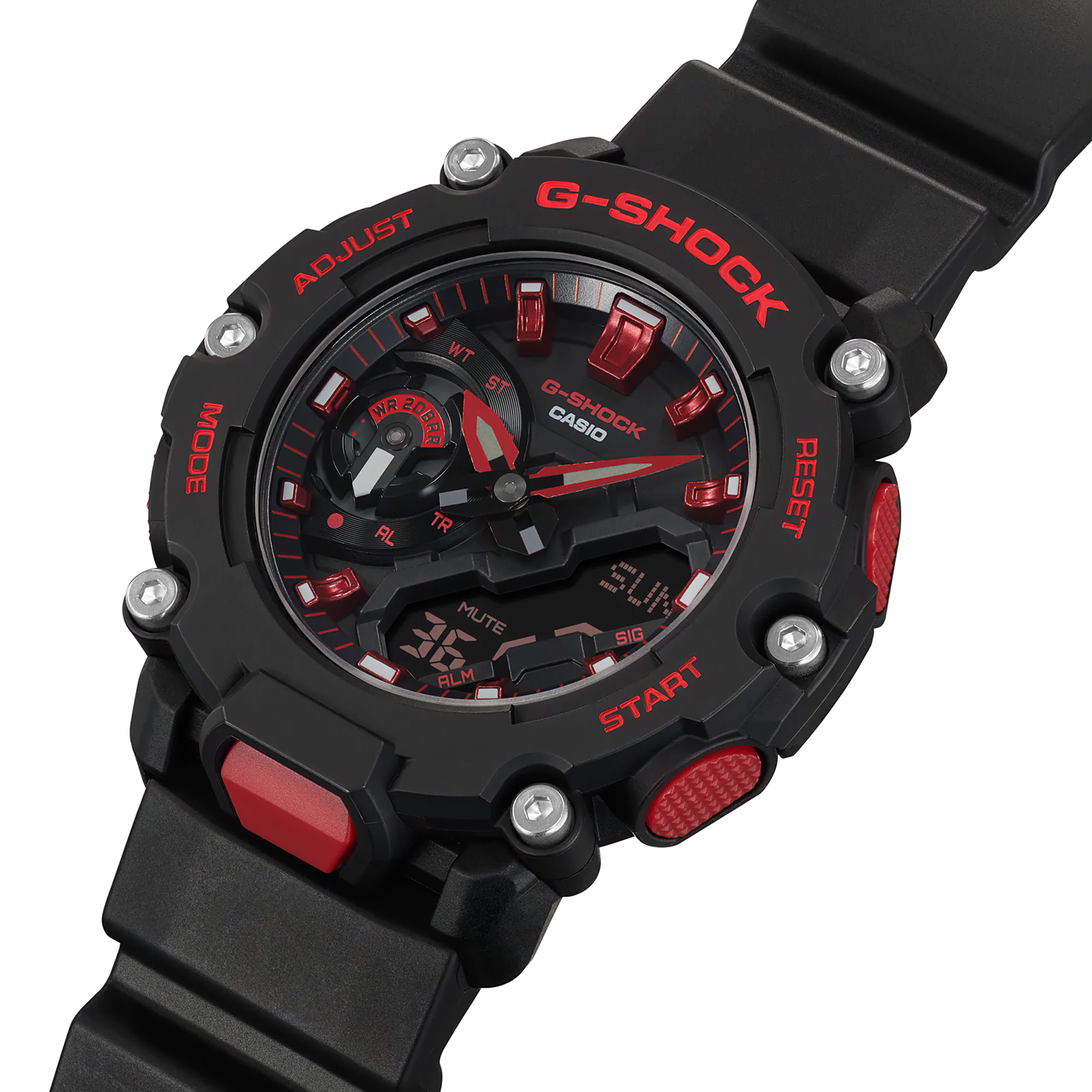 G-SHOCK GA-2200BNR-1AER G-SHOCK Original zegarek męski sportowy mineralne - miniatura 4