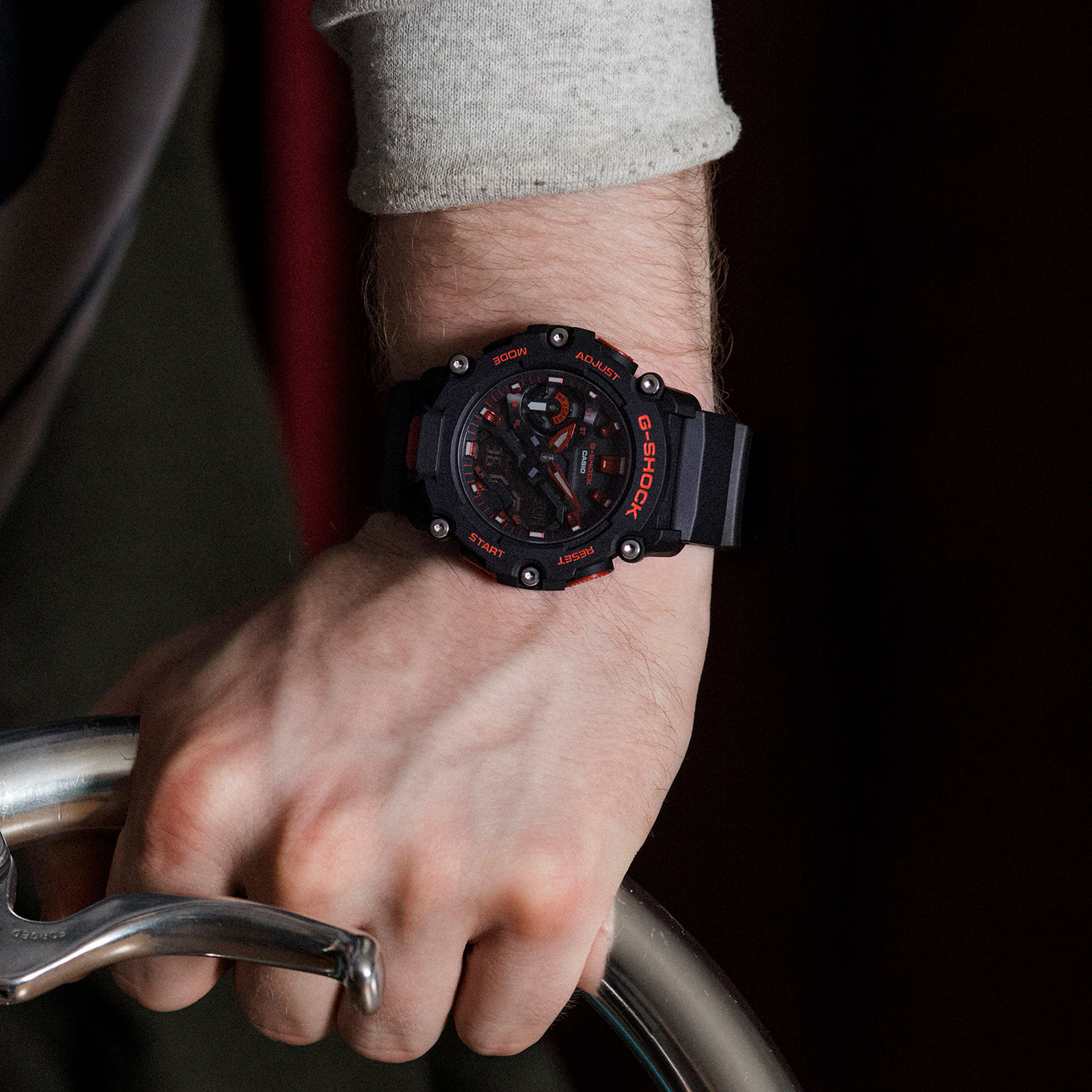 G-SHOCK GA-2200BNR-1AER męski zegarek G-SHOCK Original pasek - miniatura 9