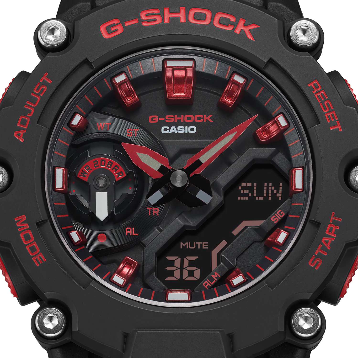 G-SHOCK GA-2200BNR-1AER zegarek męski sportowy G-SHOCK Original pasek - miniatura 8