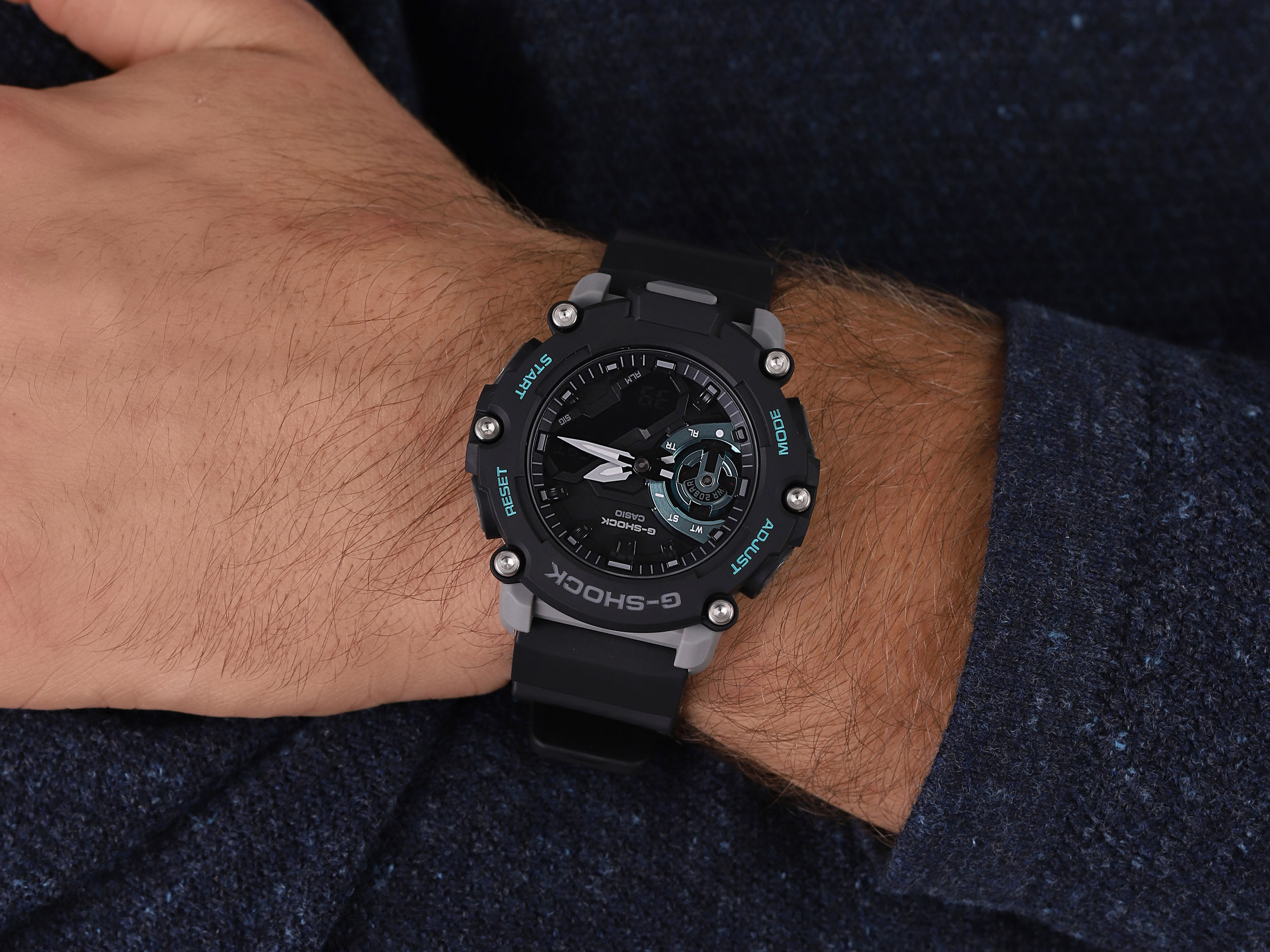 G-SHOCK GA-2200M-1AER G-SHOCK Original zegarek męski sportowy mineralne