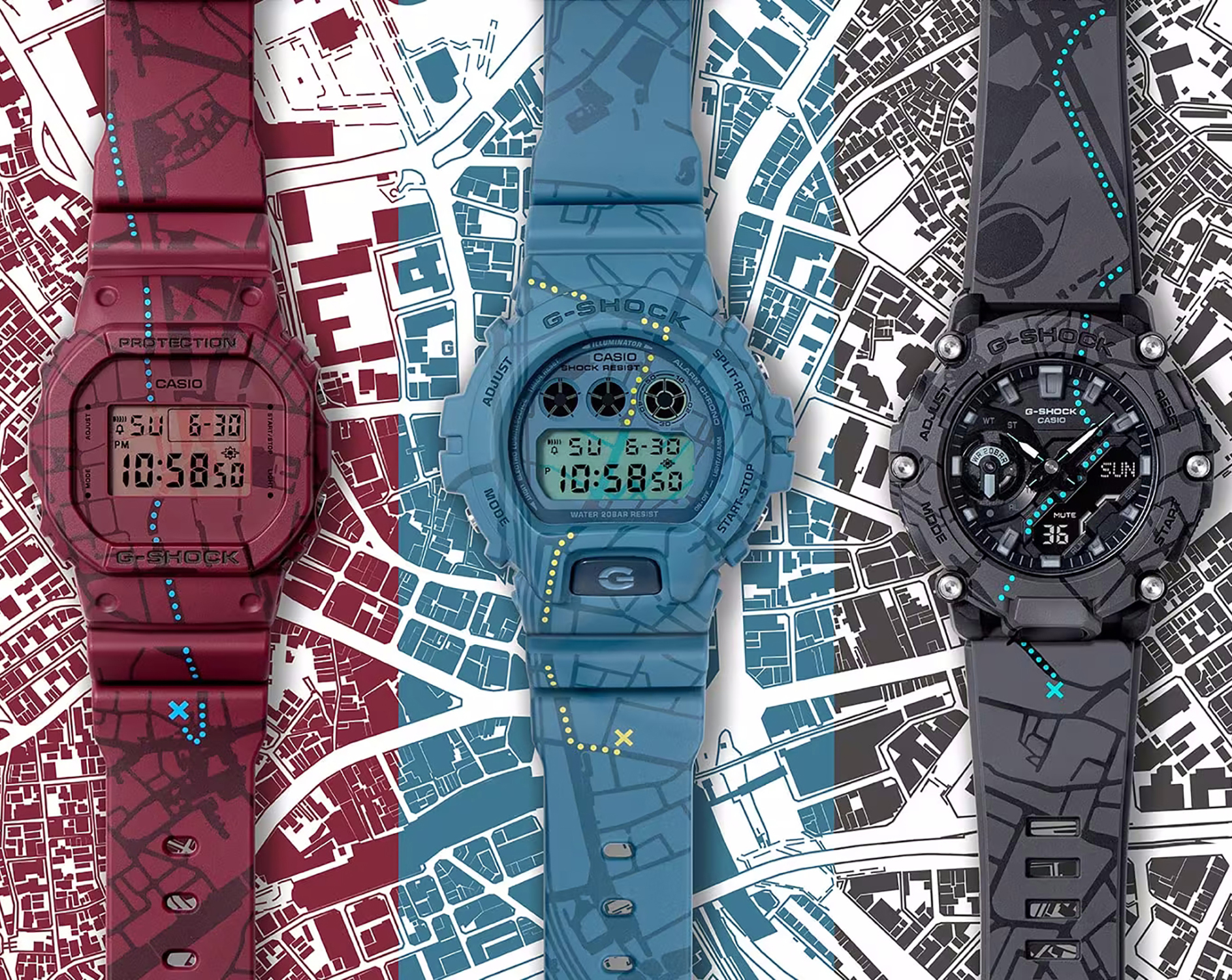 G-SHOCK GA-2200SBY-8AER zegarek męski G-SHOCK Original - miniatura 4