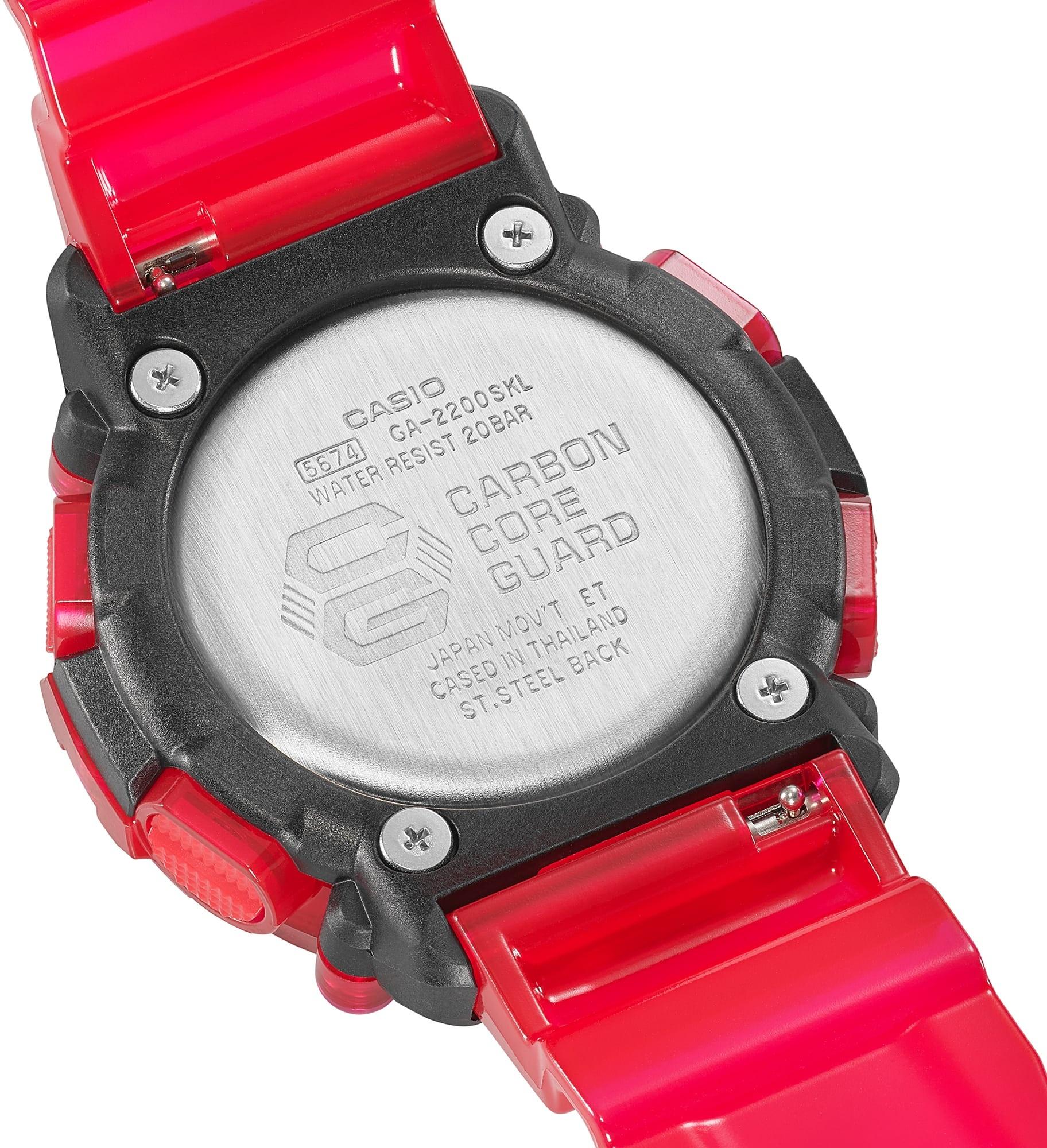 G-SHOCK GA-2200SKL-4AER męski zegarek G-SHOCK Original pasek