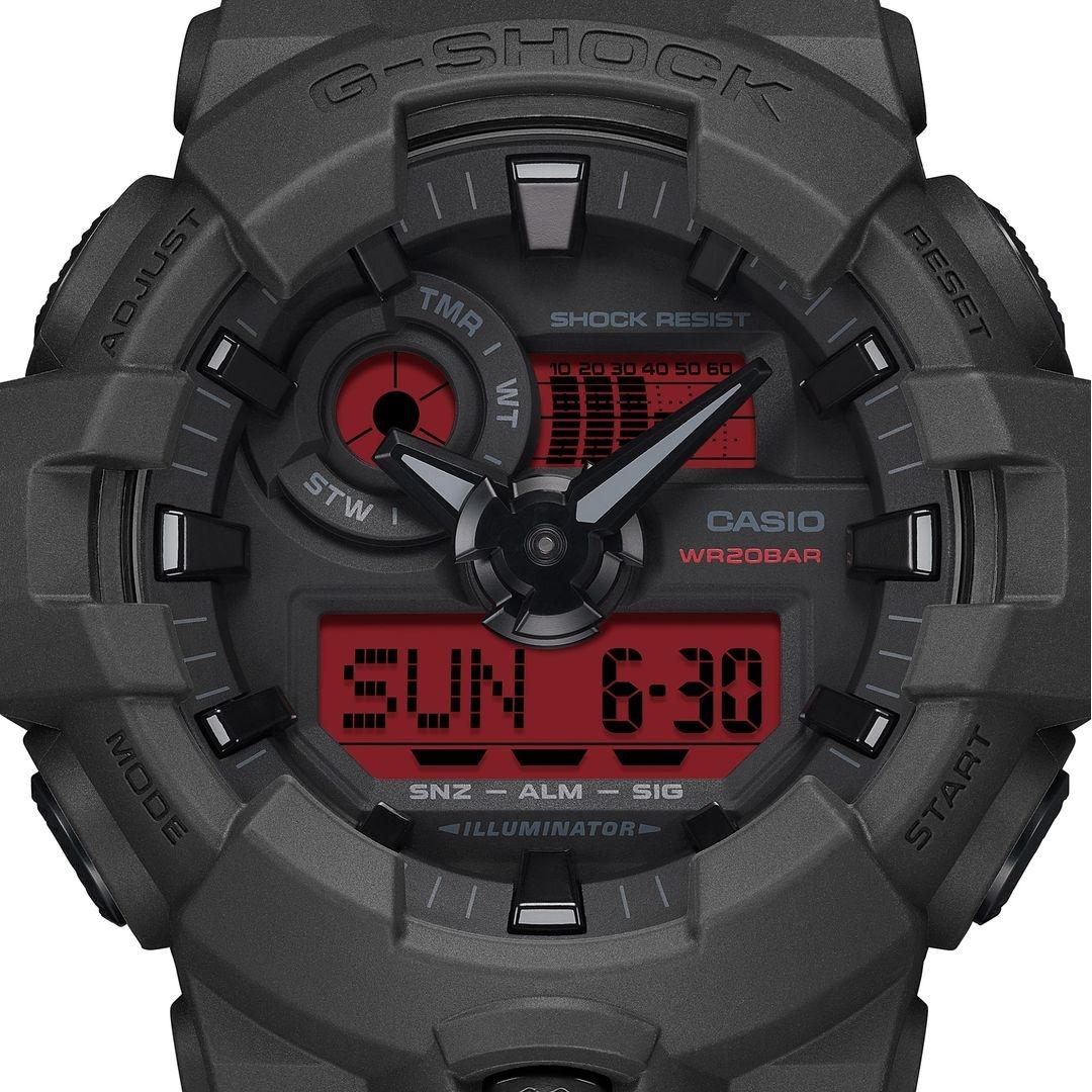 G-SHOCK GA-700BBR-1AER zegarek czarny sportowy G-SHOCK Original pasek - miniatura 5