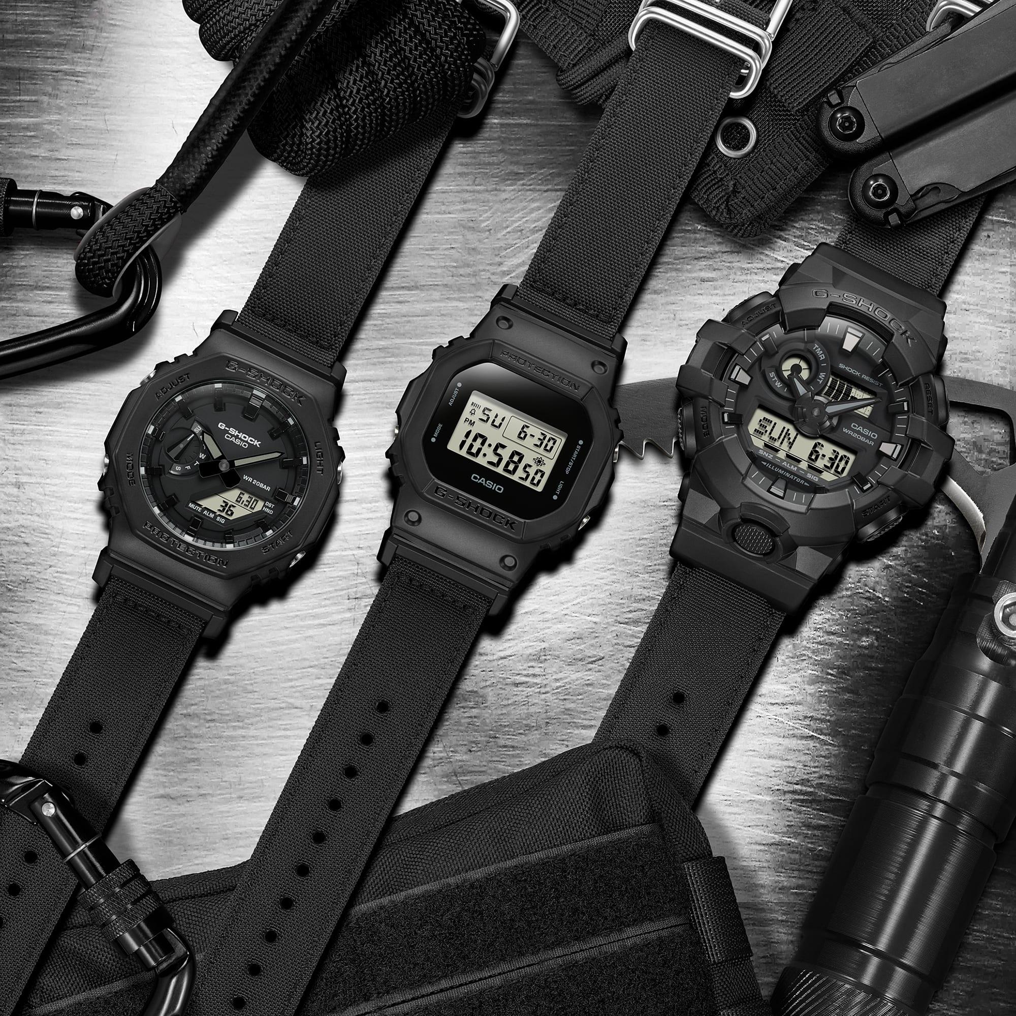 G-SHOCK GA-700BCE-1AER G-SHOCK Original UTILITY BLACK zegarek męski sportowy mineralne - miniatura 9