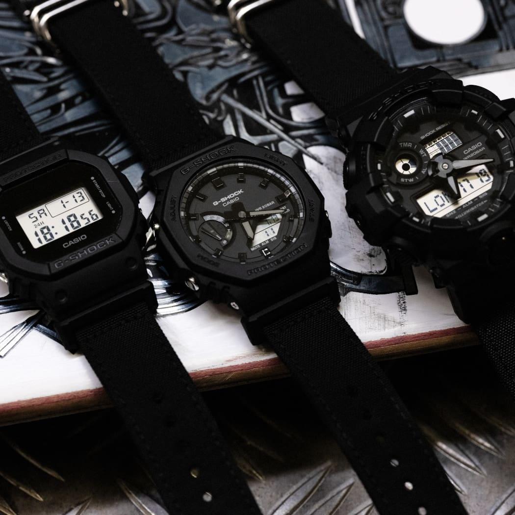 G-SHOCK GA-700BCE-1AER UTILITY BLACK G-SHOCK Original sportowy zegarek czarny - miniatura 10