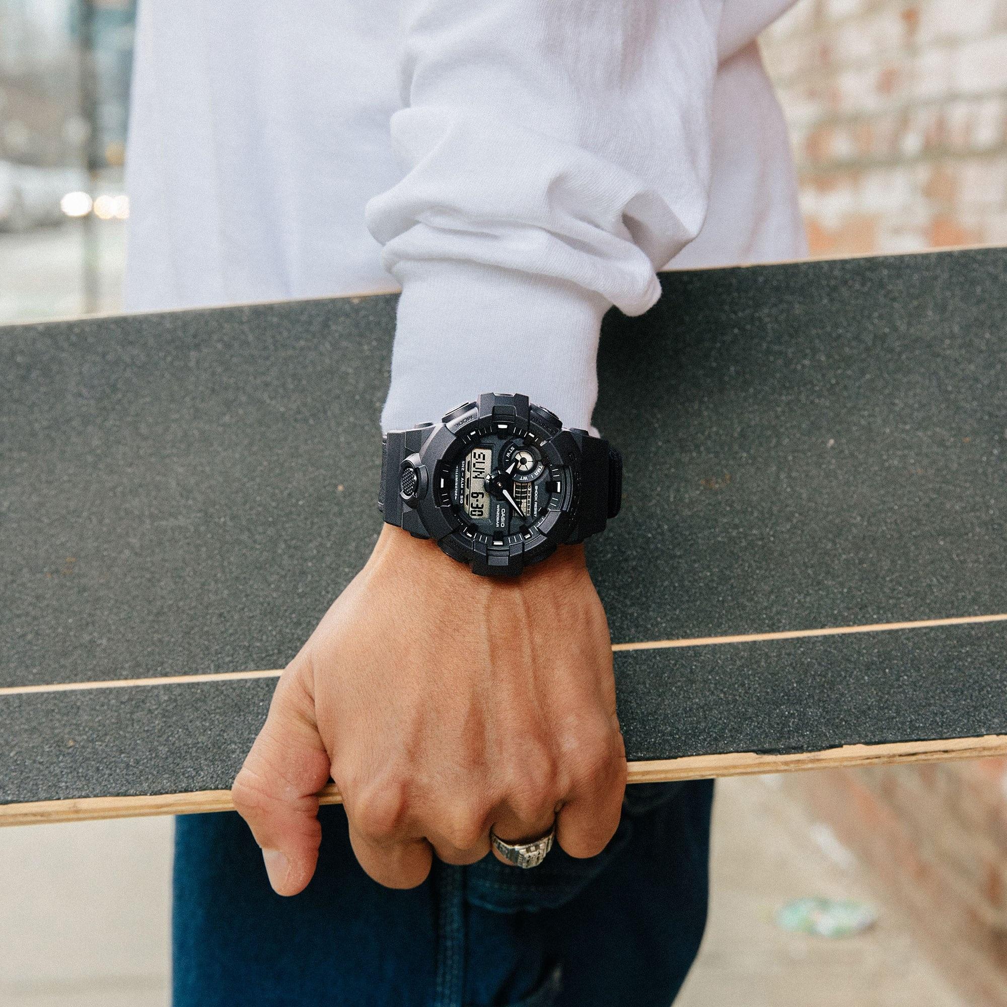 G-SHOCK GA-700BCE-1AER UTILITY BLACK zegarek sportowy G-SHOCK Original - miniatura 4