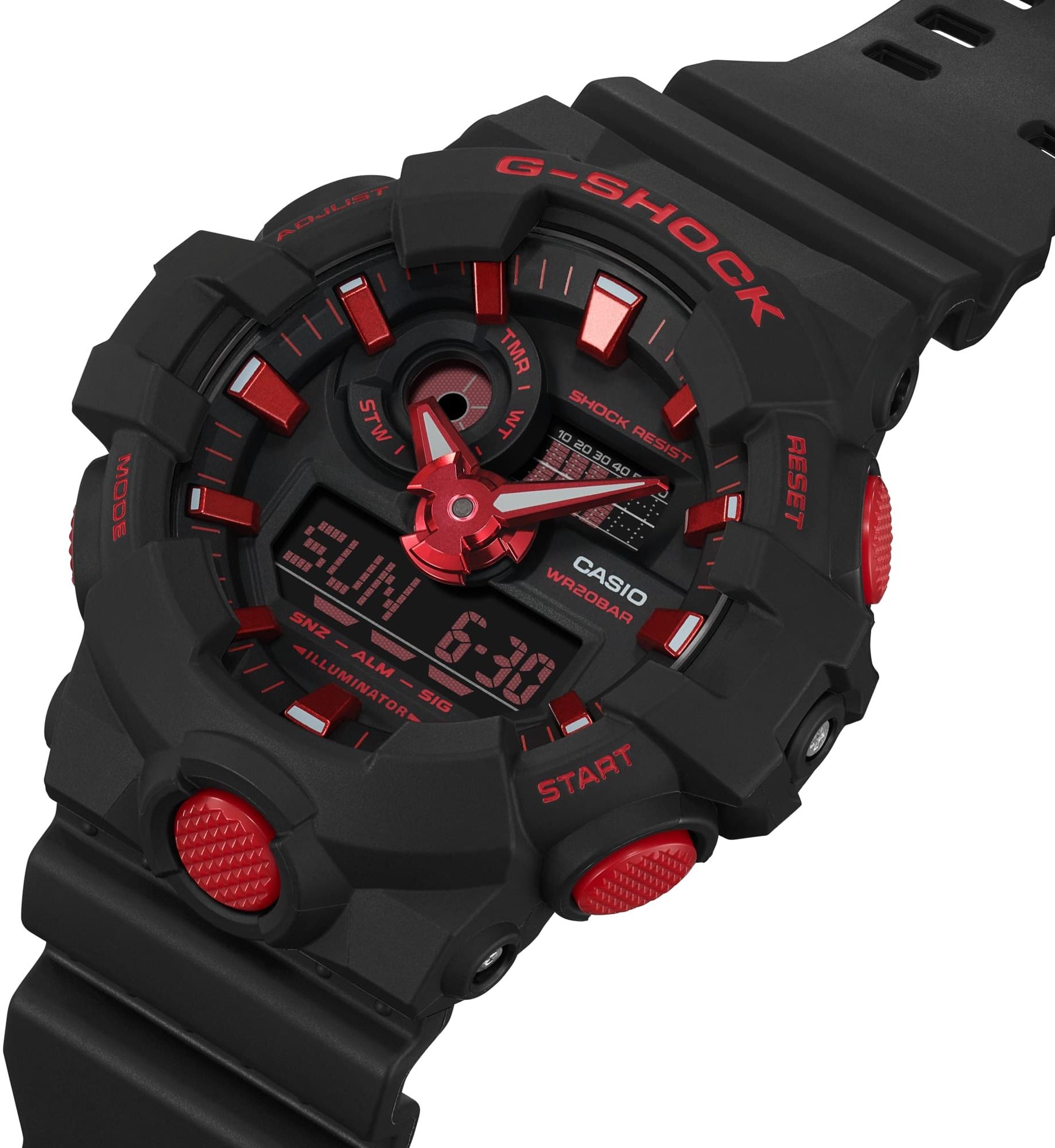 G-SHOCK GA-700BNR-1AER męski zegarek G-SHOCK Original pasek - miniatura 6