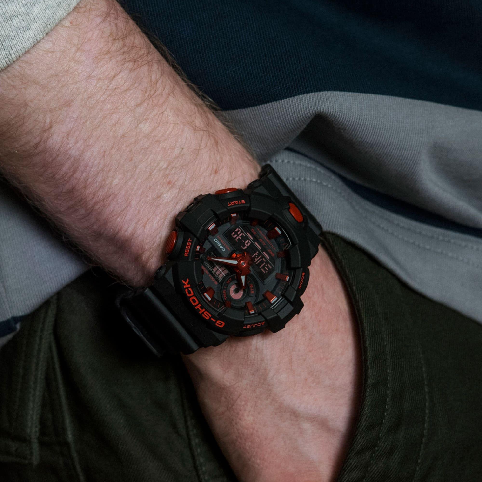 G-SHOCK GA-700BNR-1AER zegarek czarny sportowy G-SHOCK Original pasek - miniatura 8