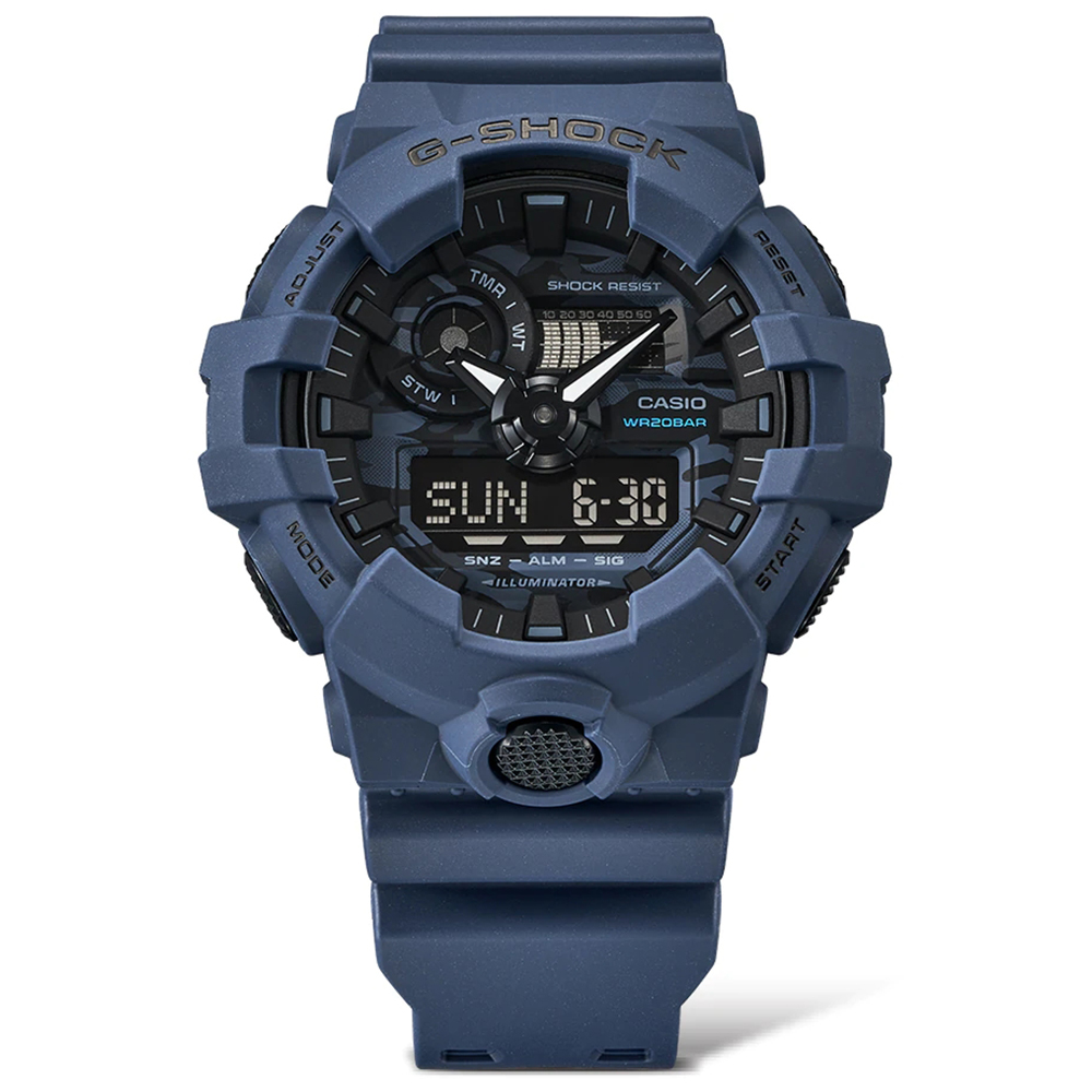 G-SHOCK GA-700CA-2AER męski zegarek G-SHOCK pasek - miniatura 2