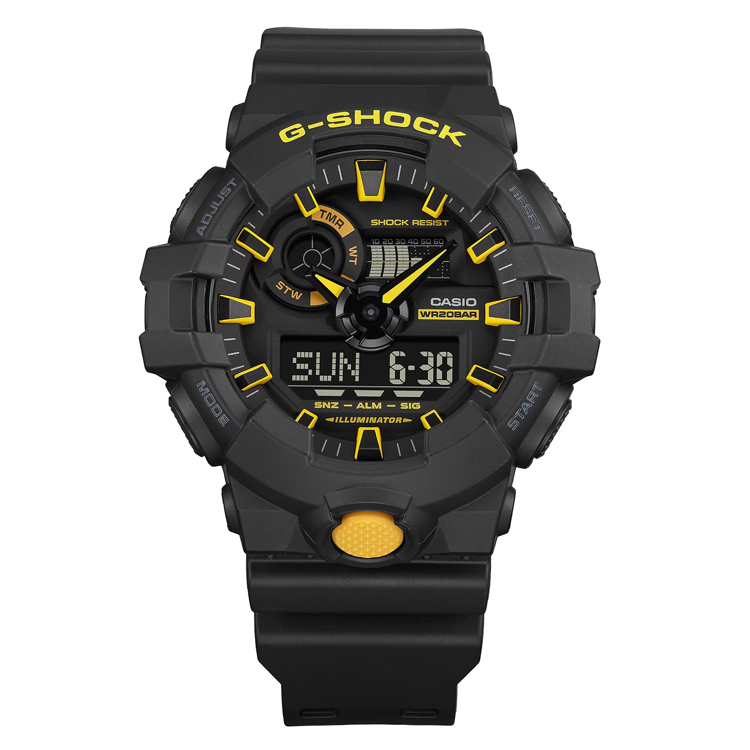 G-SHOCK GA-700CY-1AER G-SHOCK CAUTION YELLOW SERIES zegarek sportowy G-SHOCK Original - miniatura 2