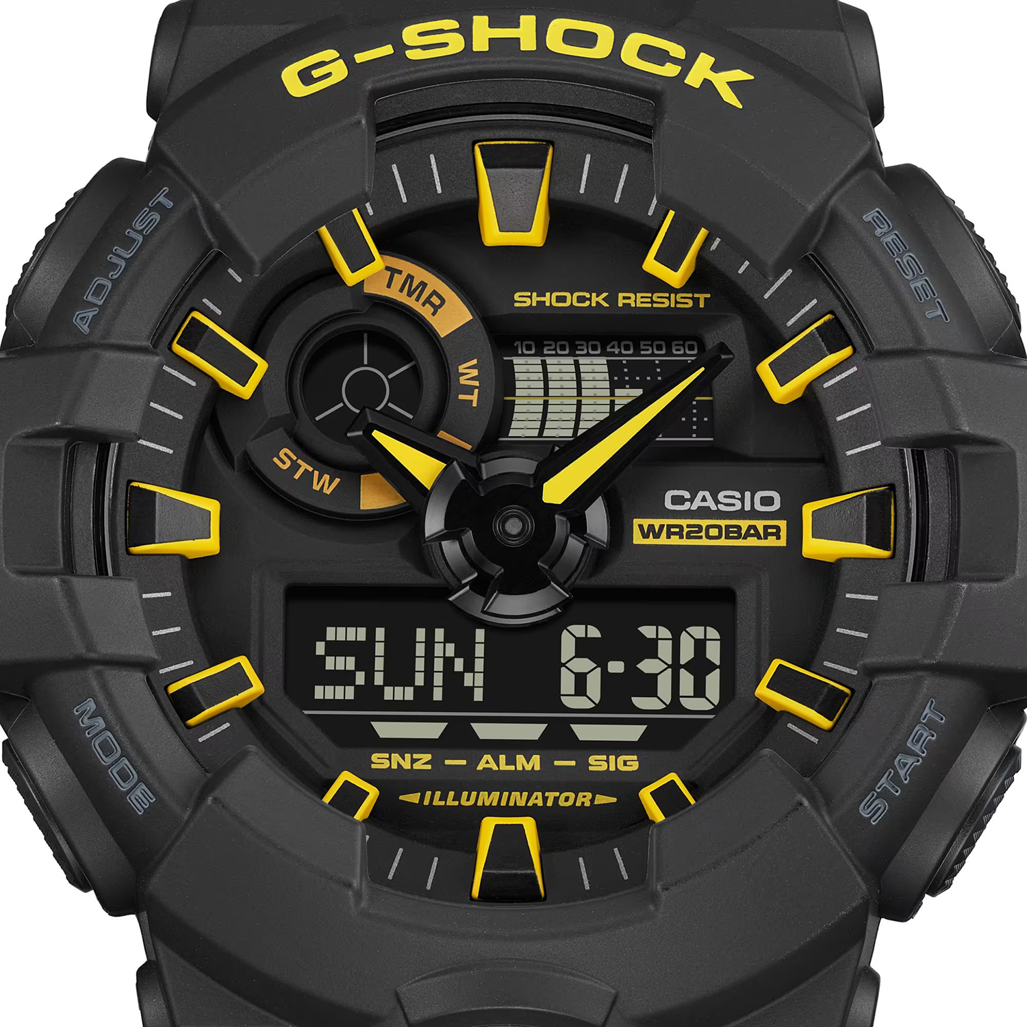 G-SHOCK GA-700CY-1AER zegarek czarny sportowy G-SHOCK Original pasek - miniatura 3