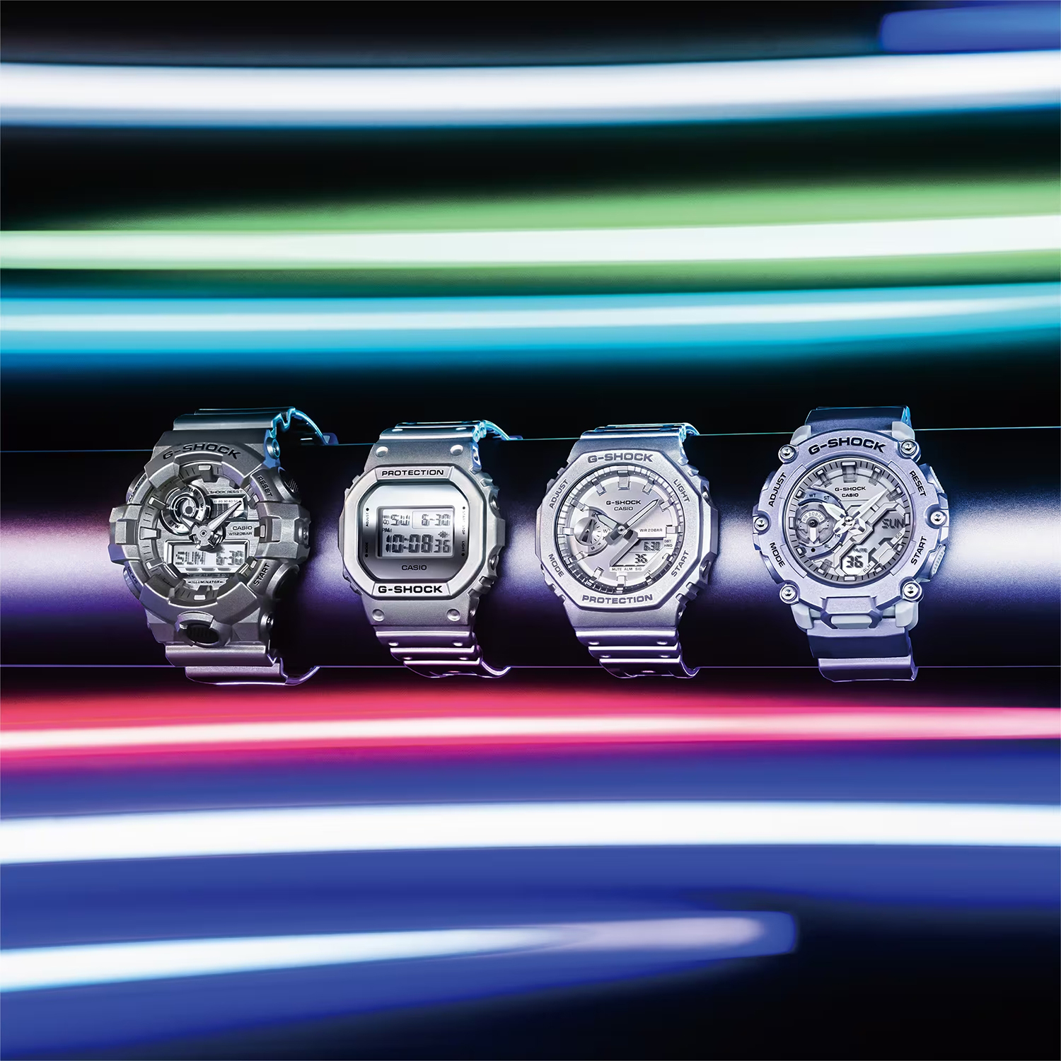 G-SHOCK GA-700FF-8AER G-SHOCK Original zegarek męski sportowy mineralne - miniatura 10