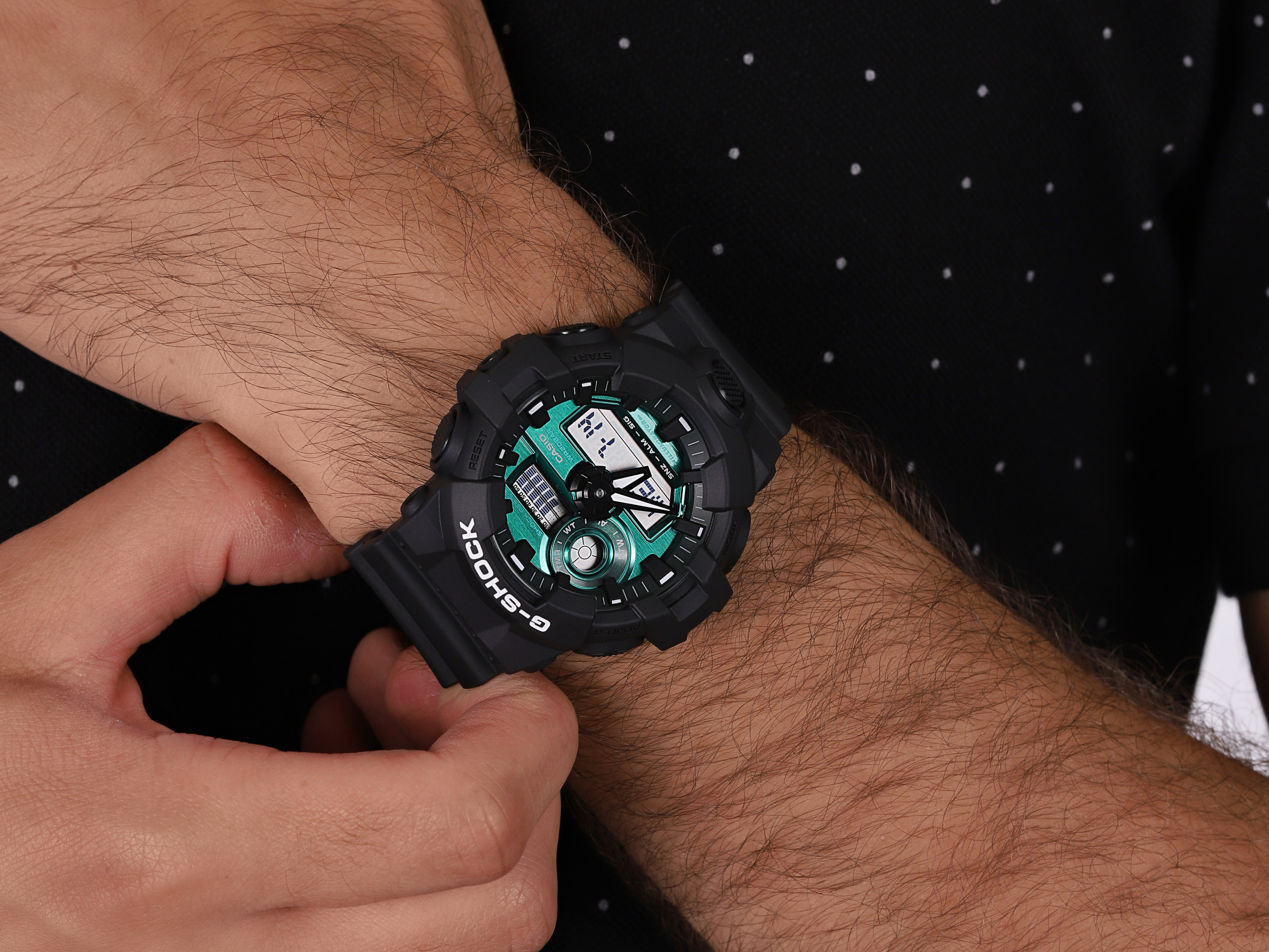 G-SHOCK GA-700MG-1AER zegarek czarny sportowy G-SHOCK Original pasek - miniatura 6