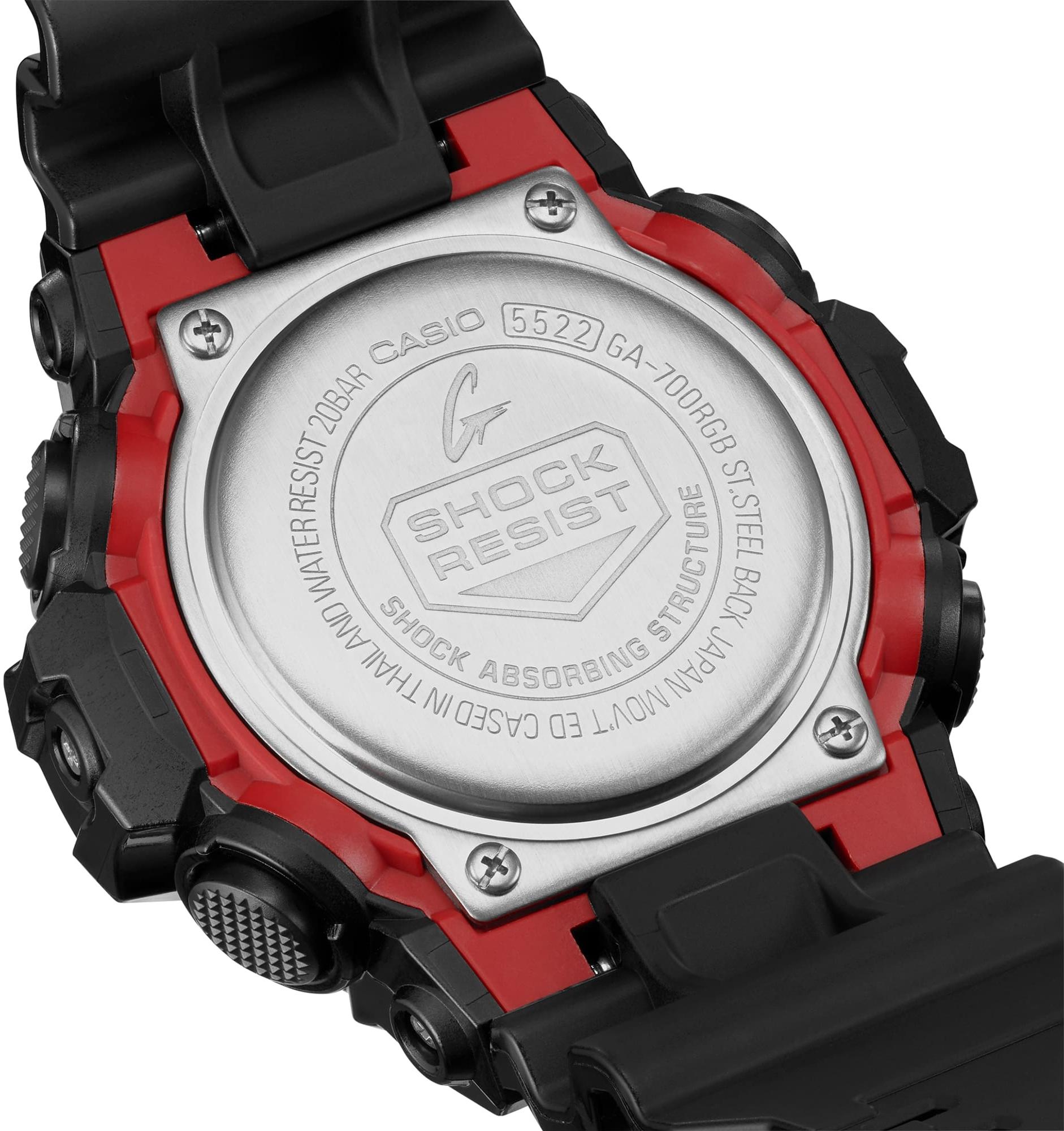 G-SHOCK GA-700RGB-1AER męski zegarek G-SHOCK Original pasek - miniatura 6