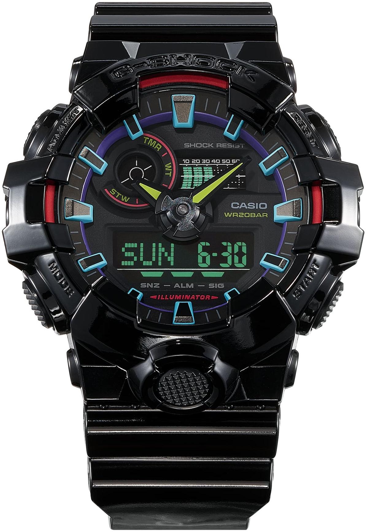 G-SHOCK GA-700RGB-1AER zegarek męski G-SHOCK Original - miniatura 2