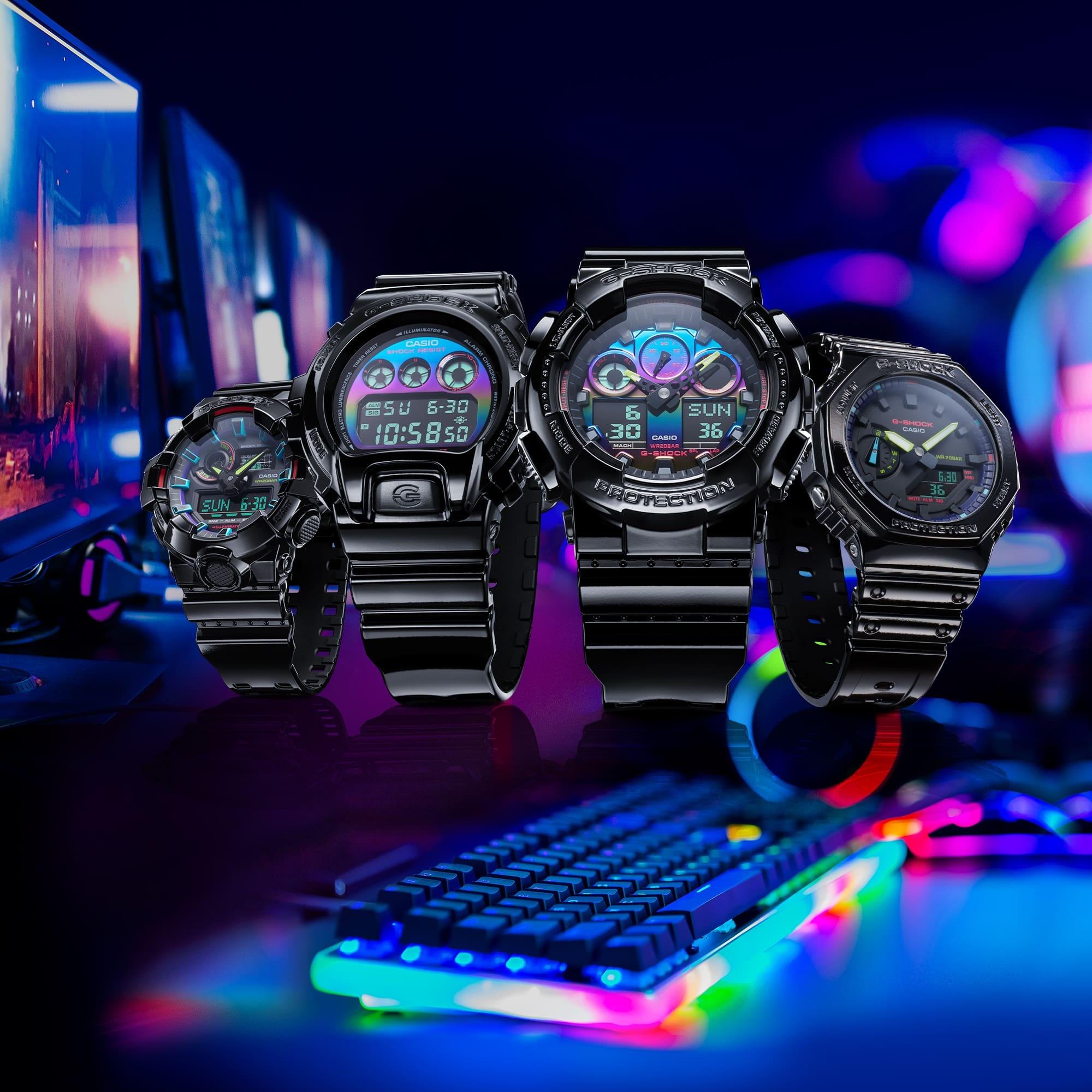 G-SHOCK GA-700RGB-1AER zegarek męski sportowy G-SHOCK Original pasek - miniatura 11