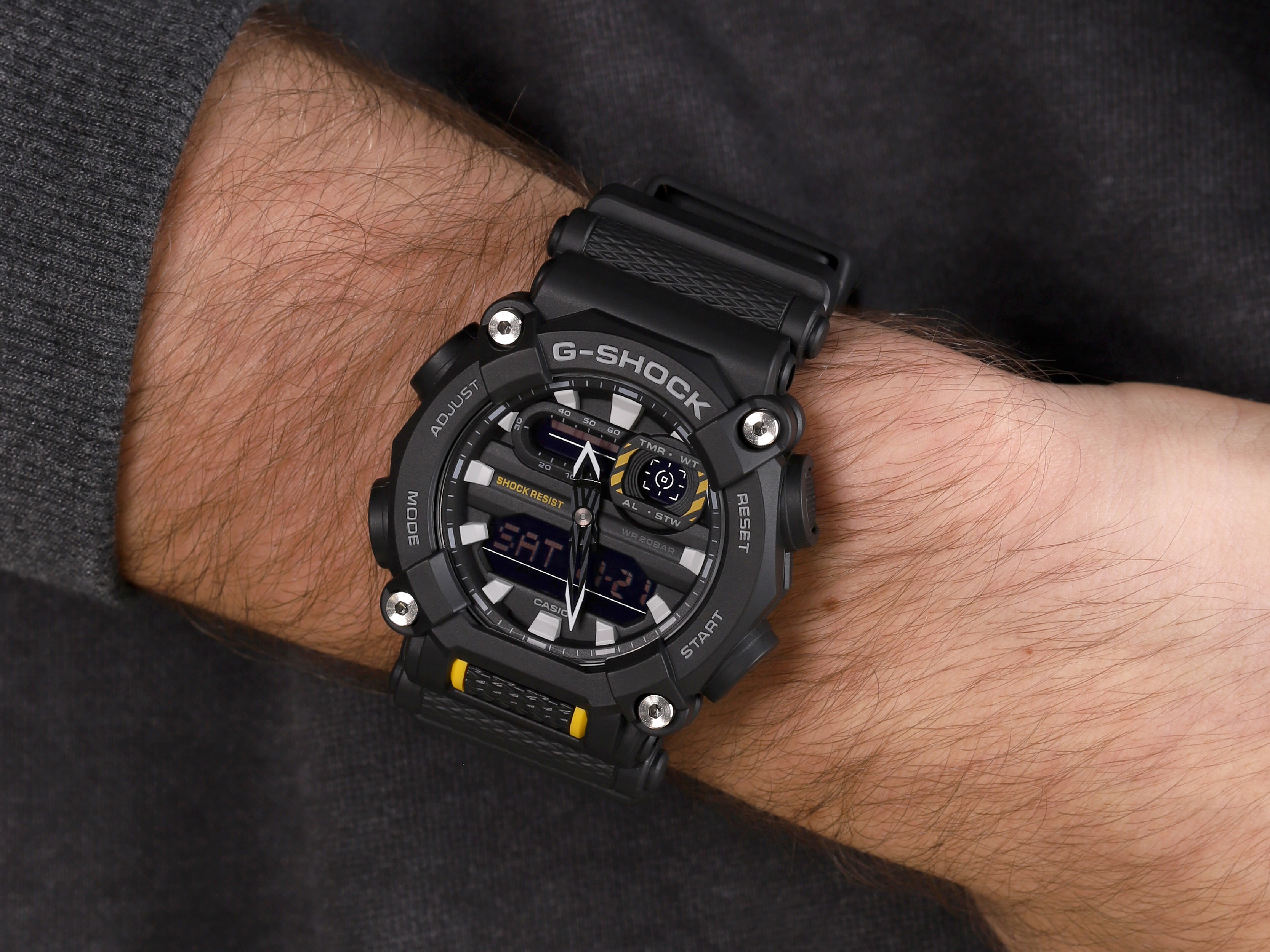 G-Shock GA-900-1AER męski zegarek G-SHOCK Original pasek