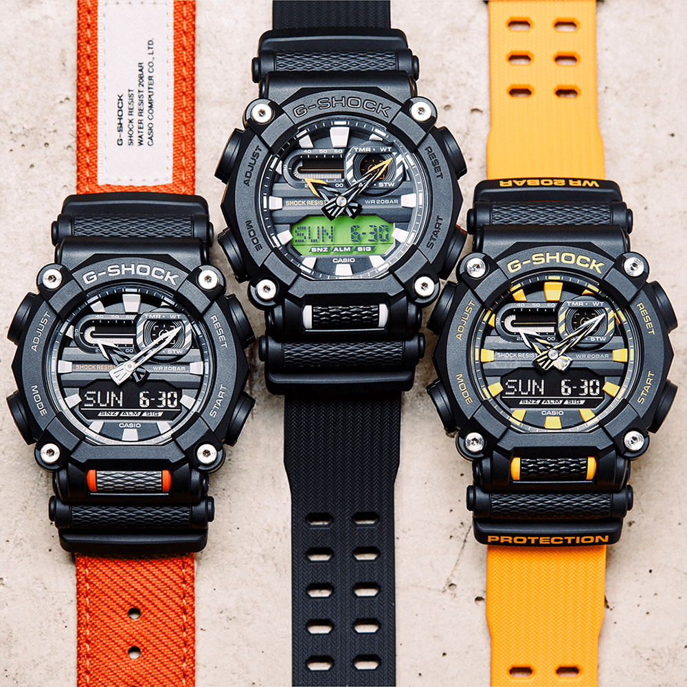 G-Shock GA-900A-1A9ER zegarek czarny sportowy G-SHOCK Original pasek