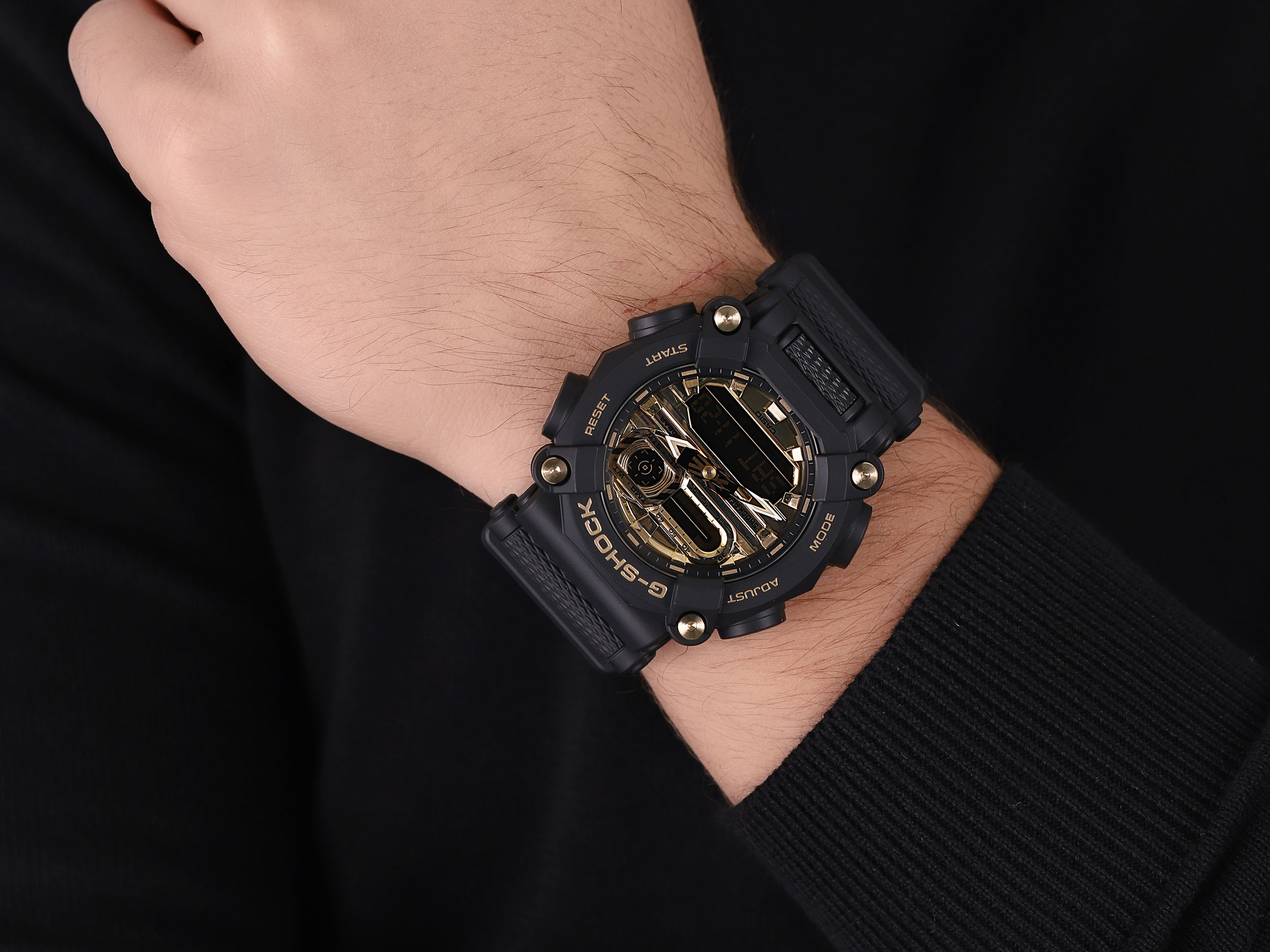 G-SHOCK GA-900AG-1AER G-SHOCK Original sportowy zegarek czarny - miniatura 4