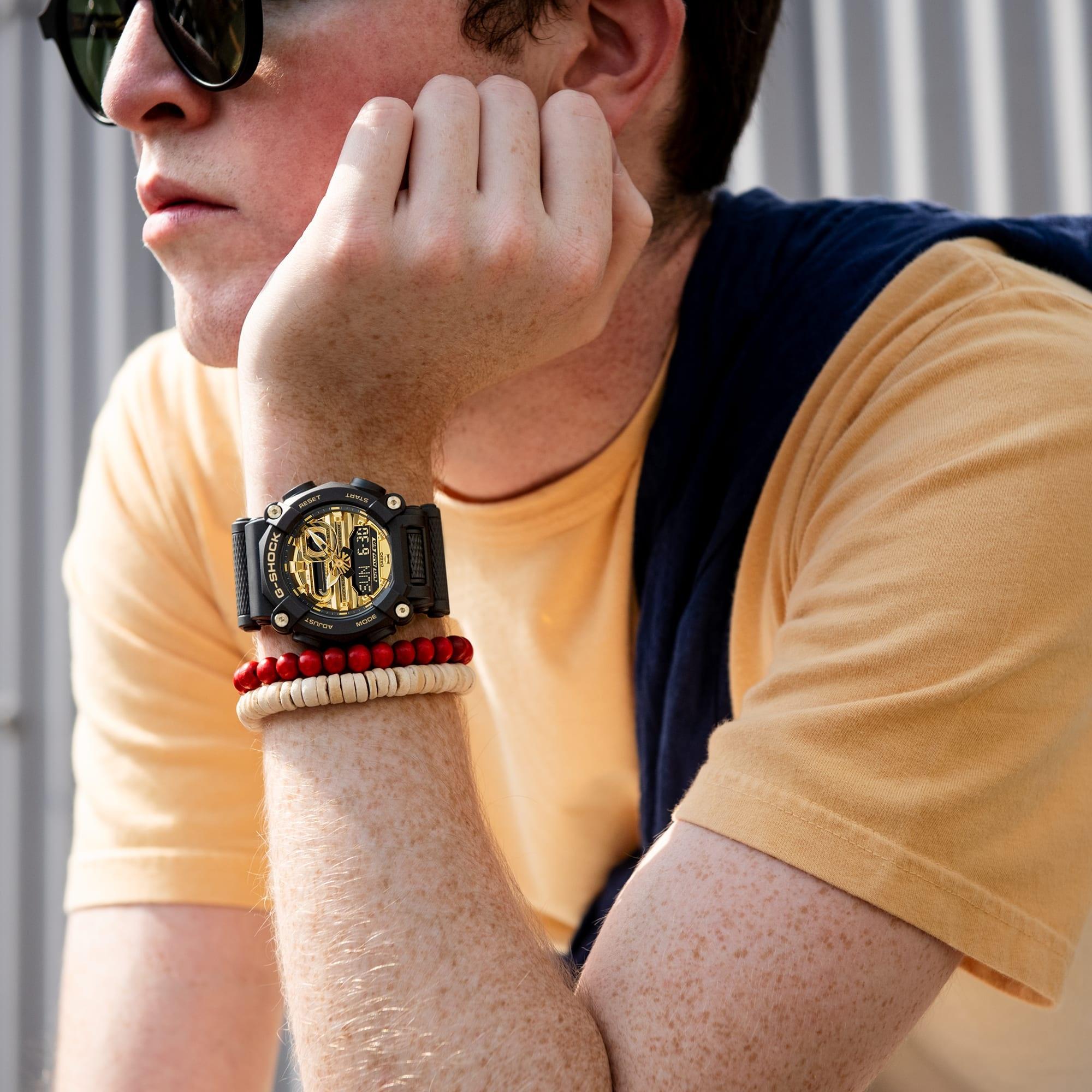 G-SHOCK GA-900AG-1AER zegarek męski G-SHOCK Original czarny - miniatura 11