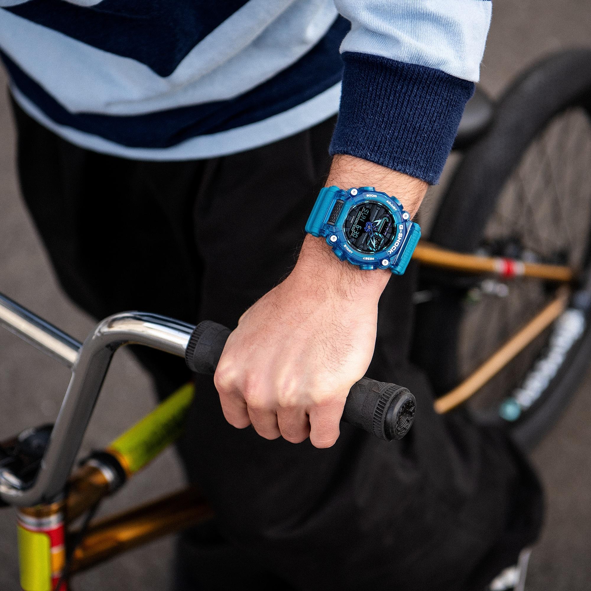 G-SHOCK GA-900SKL-2AER G-SHOCK Original Sound Wave Series zegarek męski sportowy mineralne