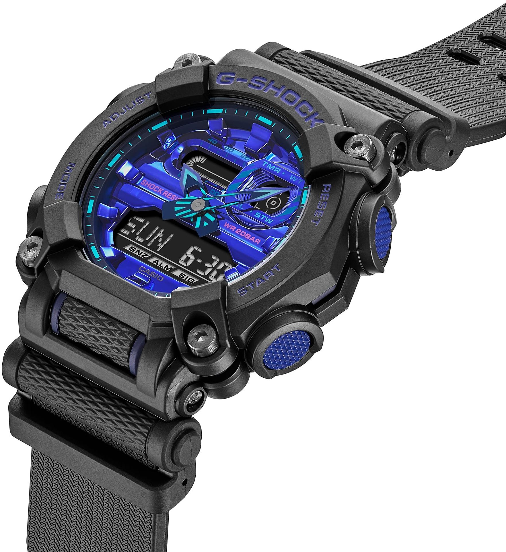 G-SHOCK GA-900VB-1AER męski zegarek G-SHOCK Original pasek - miniatura 5