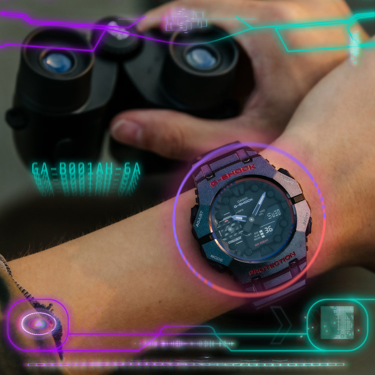 G-SHOCK GA-B001AH-6AER zegarek męski G-SHOCK - miniatura 3