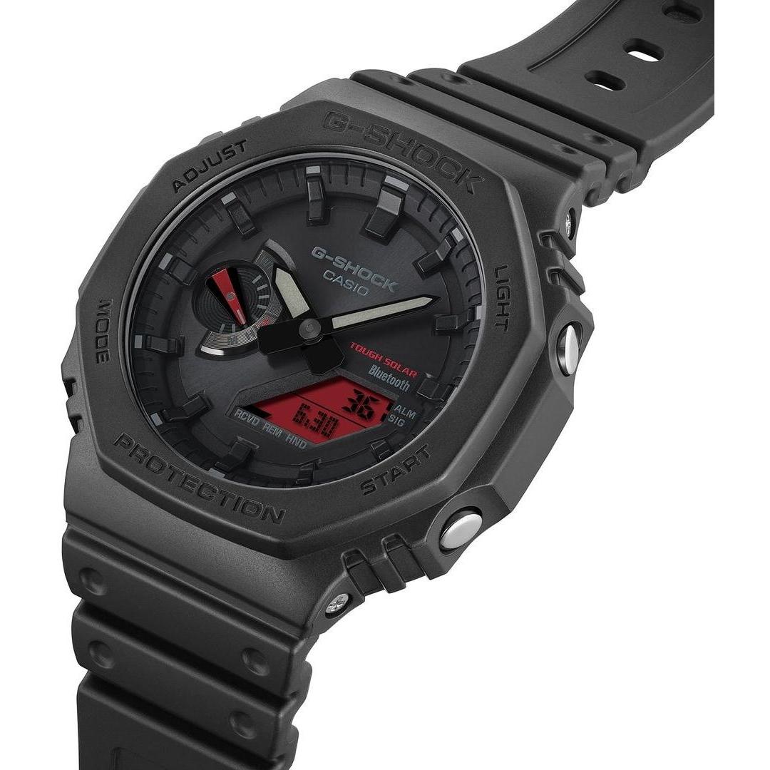 G-SHOCK GA-B2100BBR-1AER G-SHOCK Original sportowy zegarek czarny z kopertą z tworzywa sztucznego