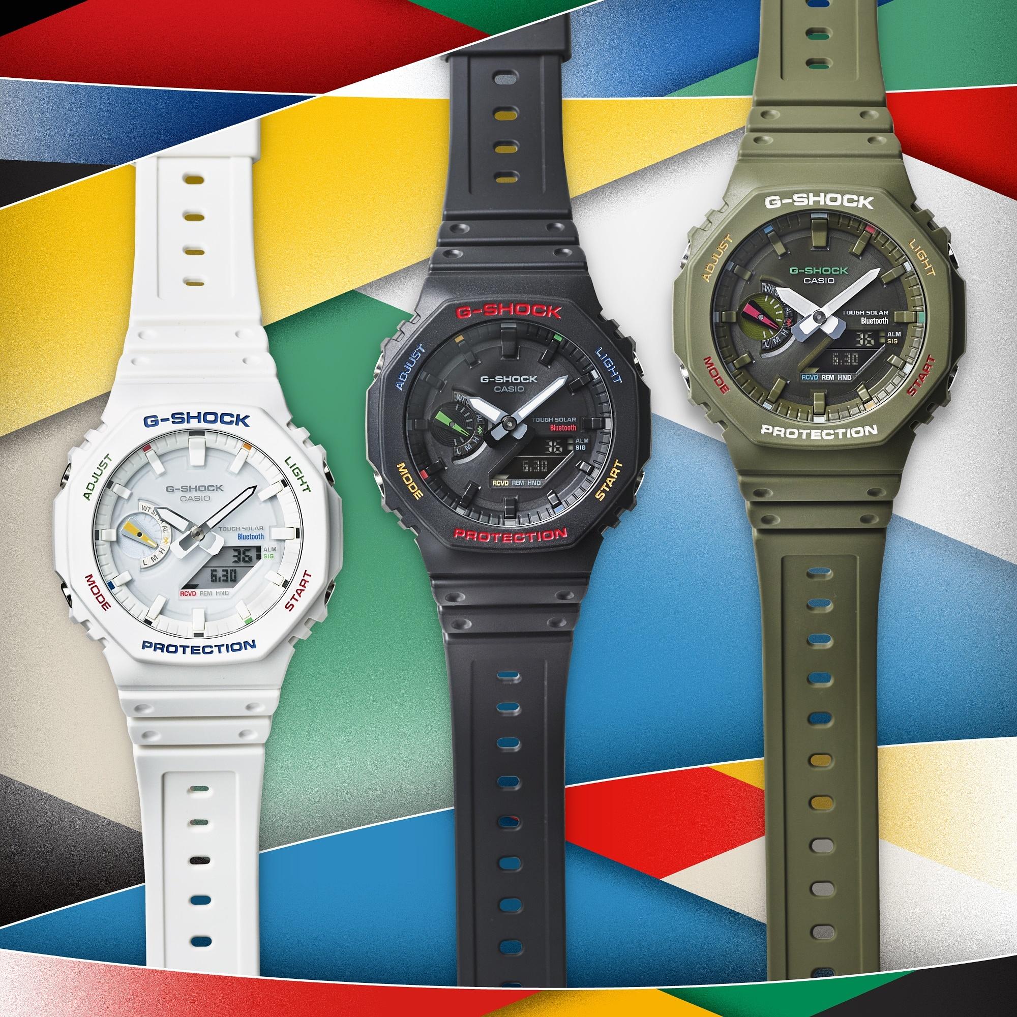 G-SHOCK GA-B2100FC-7AER G-SHOCK MULTICOLOR SERIES zegarek sportowy G-SHOCK Original - miniatura 5