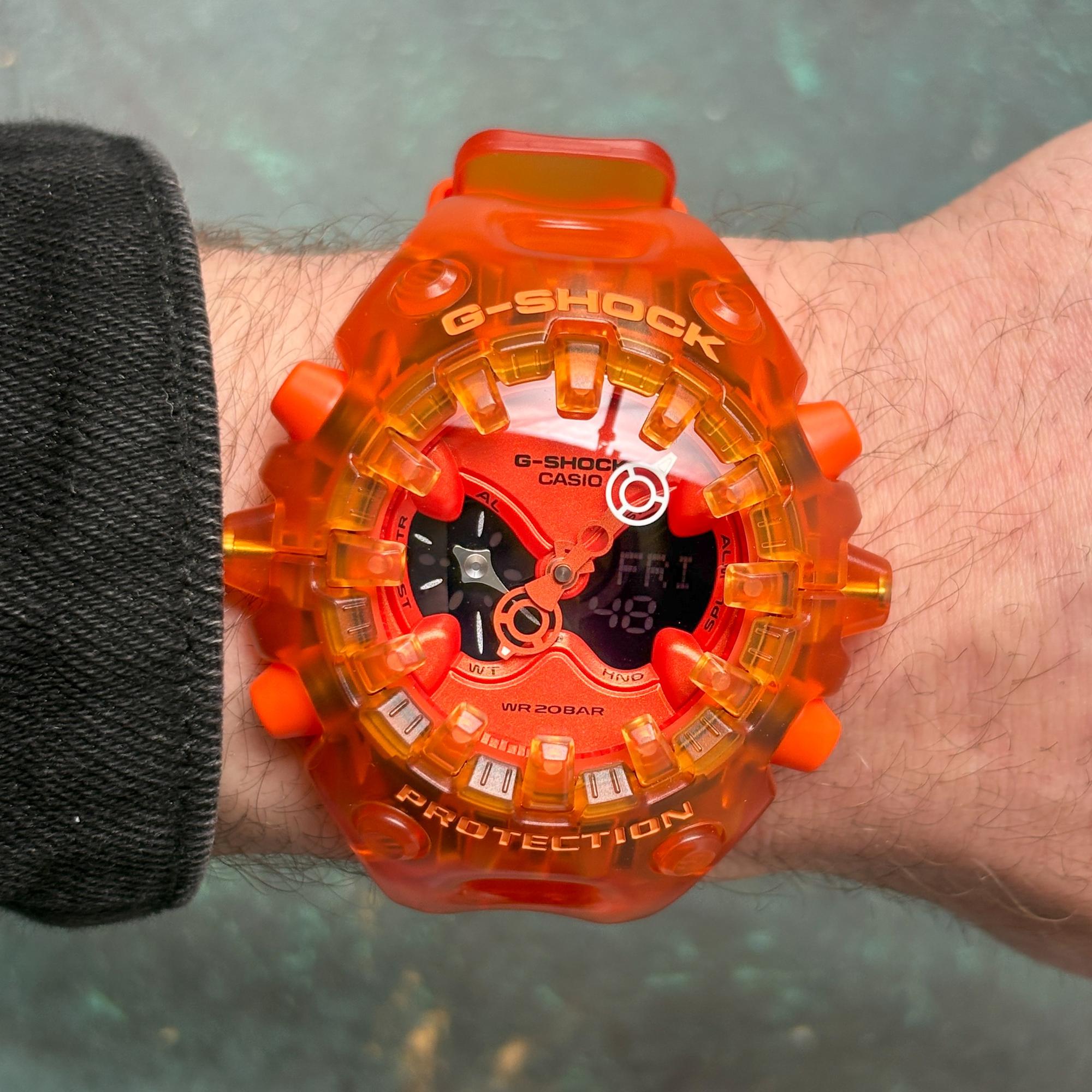 G-SHOCK GA-V01SKE-4AER G-SHOCK zegarek męski sportowy mineralne - miniatura 8