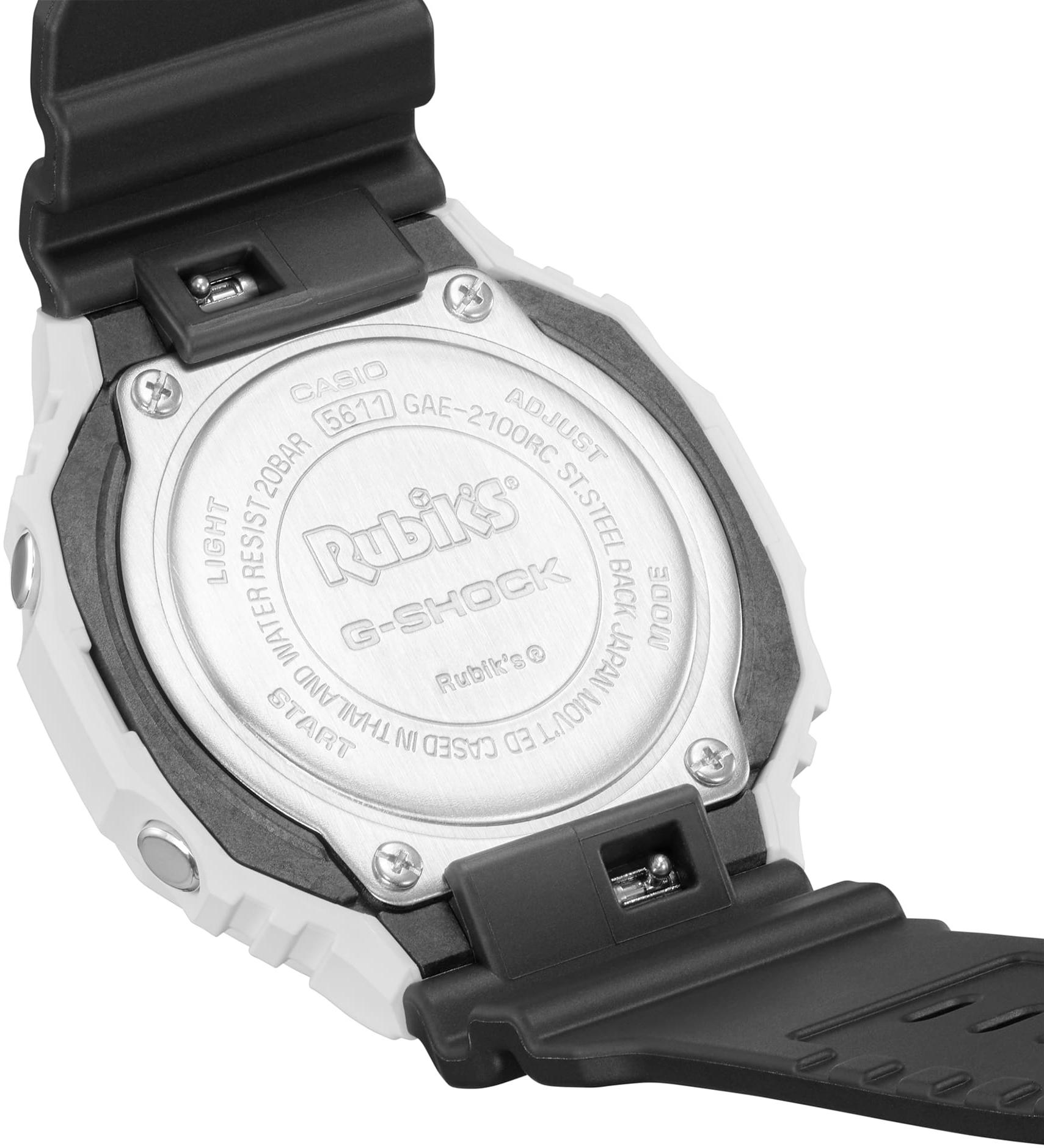 G-SHOCK GAE-2100RC-1AER G-SHOCK Original Octagon G-SHOCK X RUBIKS Edition CasiOak Carbon Core Guard pasek