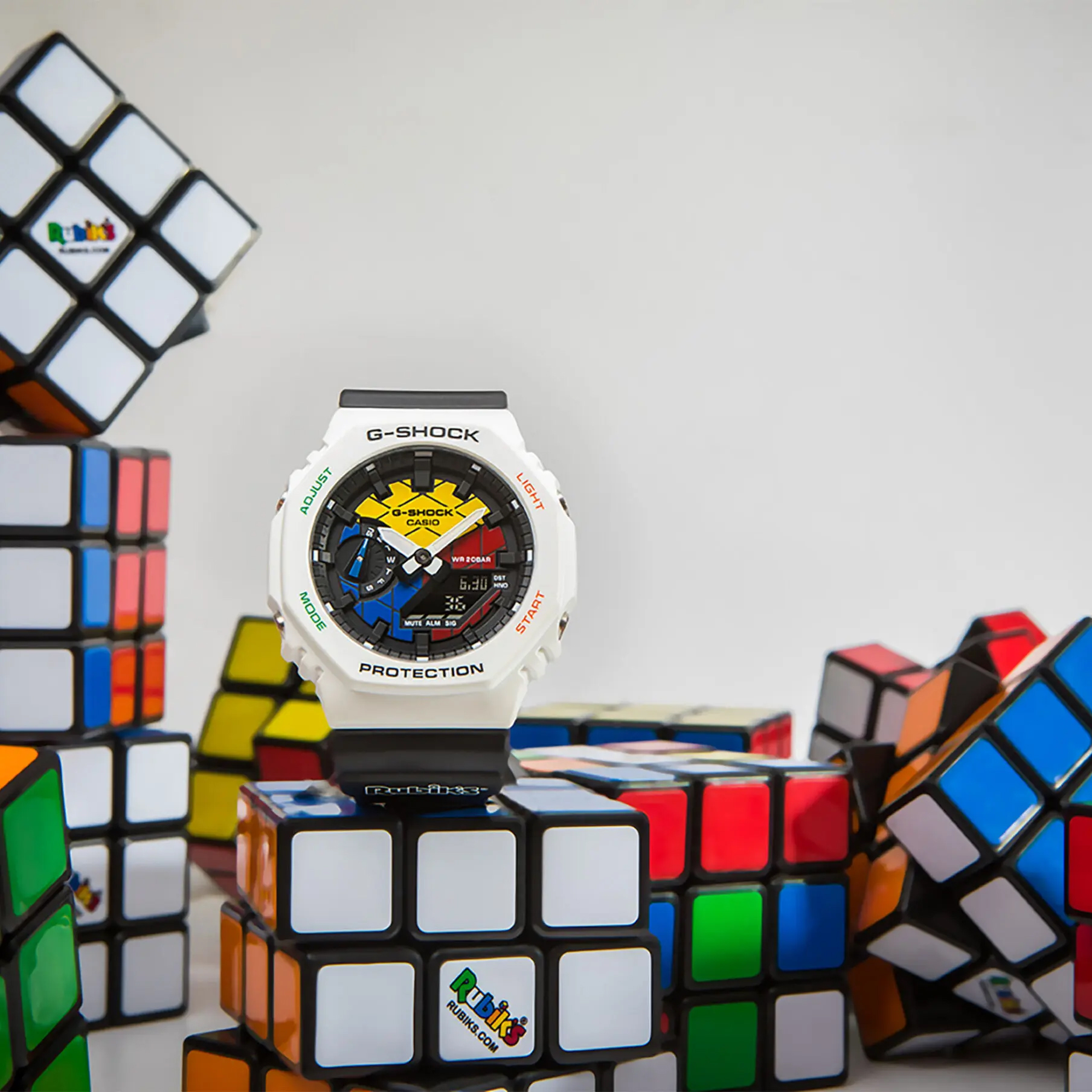 G-SHOCK GAE-2100RC-1AER zegarek japońskie G-SHOCK Original