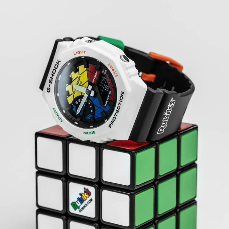 G-SHOCK GAE-2100RC-1AER zegarek męski sportowy G-SHOCK Original pasek