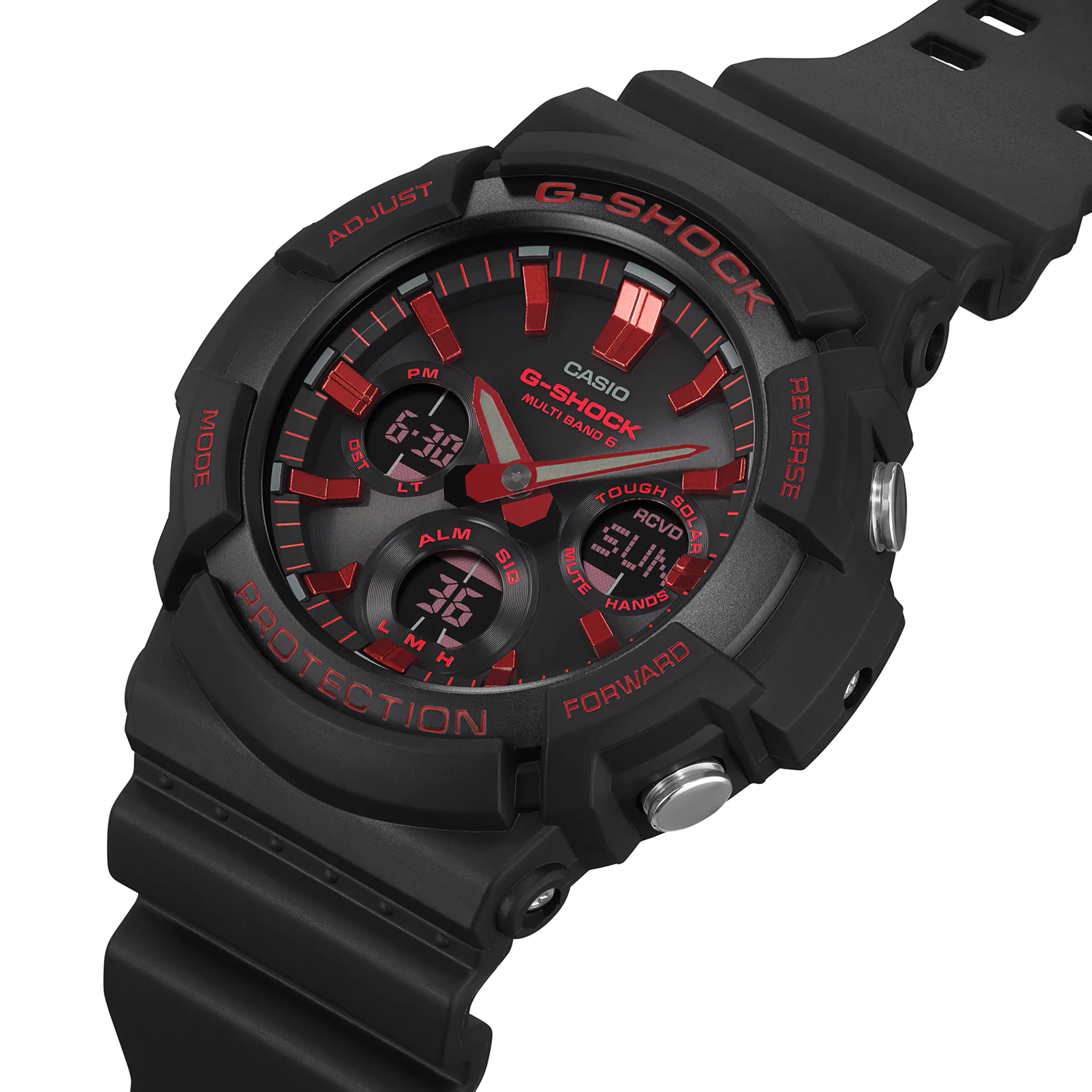 G-SHOCK GAW-100BNR-1AER G-SHOCK Original zegarek męski sportowy mineralne - miniatura 7