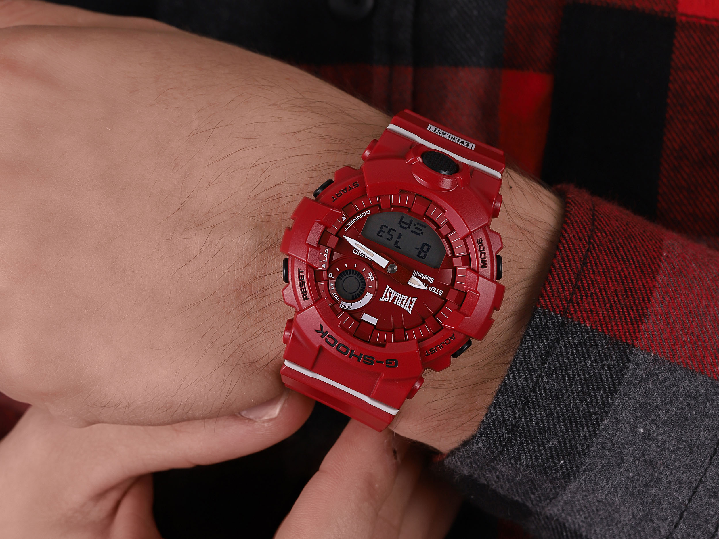 G-SHOCK GBA-800EL-4AER zegarek czerwony sportowy G-SHOCK G-SQUAD pasek - miniatura 4