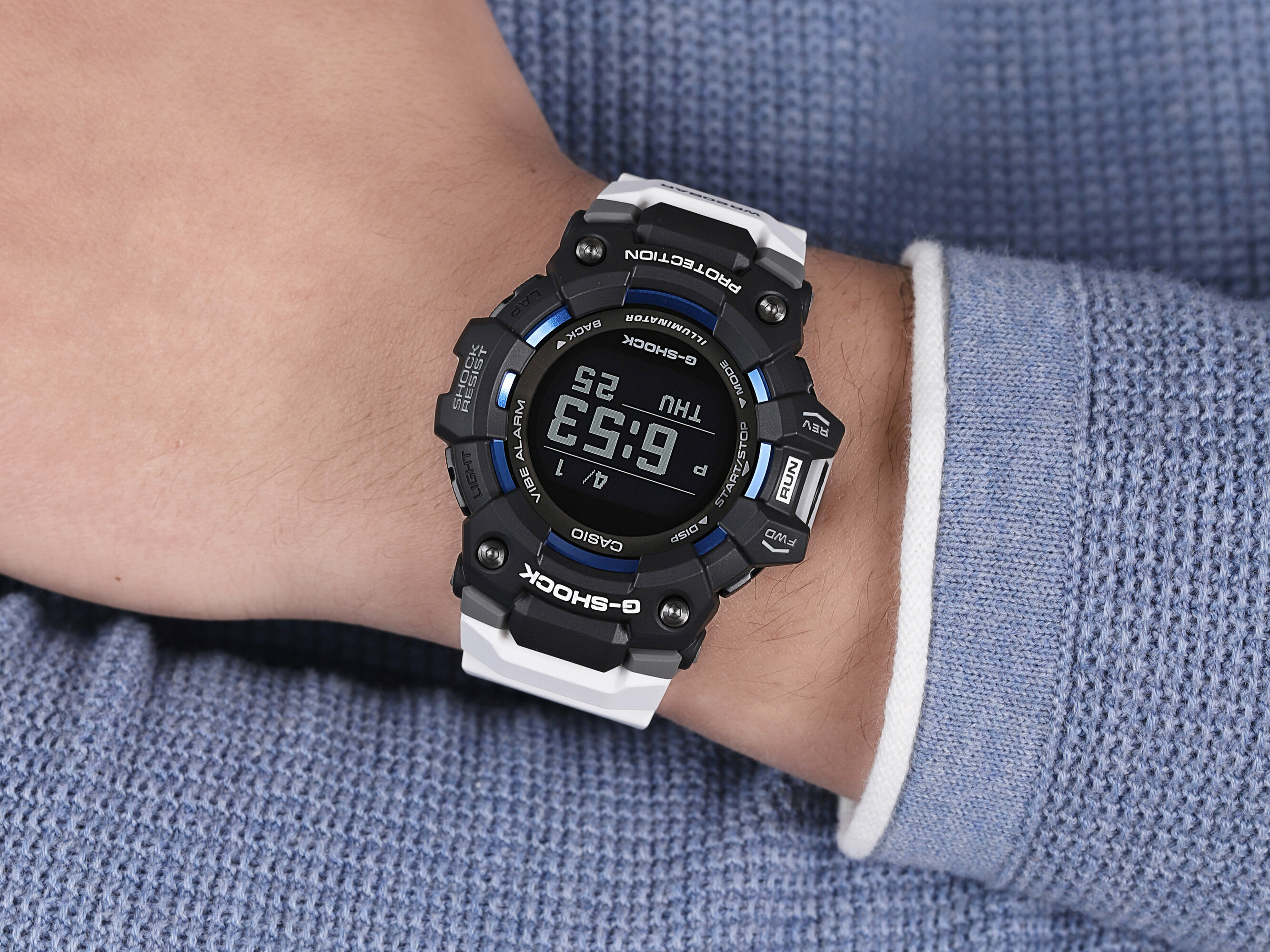 G-SHOCK GBD-100-1A7ER zegarek czarny sportowy G-SHOCK Original pasek - miniatura 4