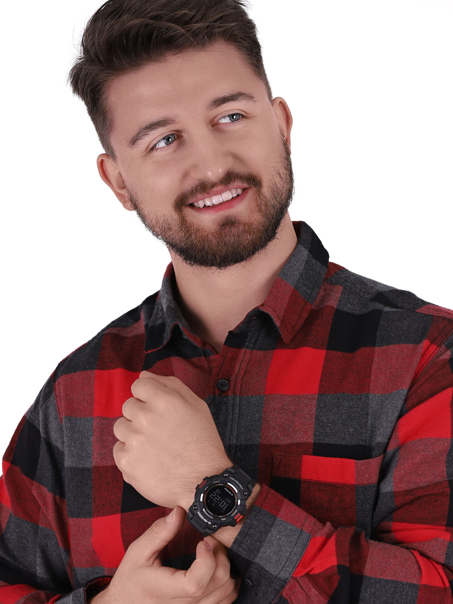 G-SHOCK GBD-100-1ER zegarek czarny sportowy G-SHOCK G-SQUAD pasek