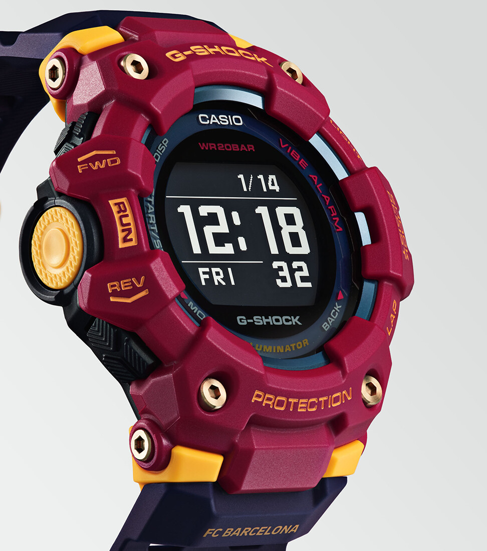 G-SHOCK GBD-100BAR-4ER zegarek japońskie G-SHOCK G-SQUAD