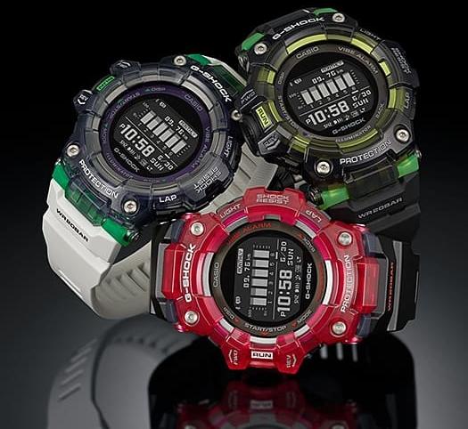 G-SHOCK GBD-100SM-1A7ER zegarek męski sportowy G-SHOCK G-SQUAD pasek