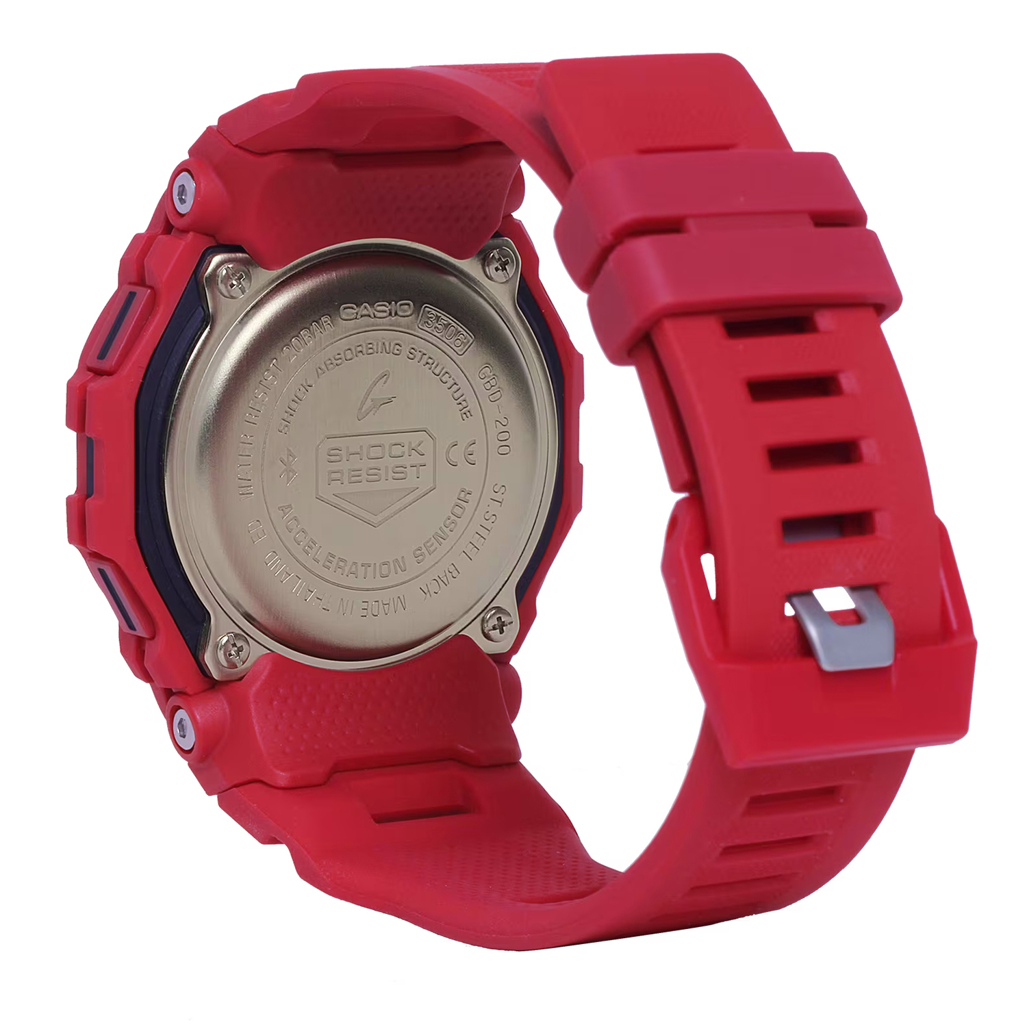 G-SHOCK GBD-200RD-4ER zegarek czarny sportowy G-SHOCK G-SQUAD pasek - miniatura 3