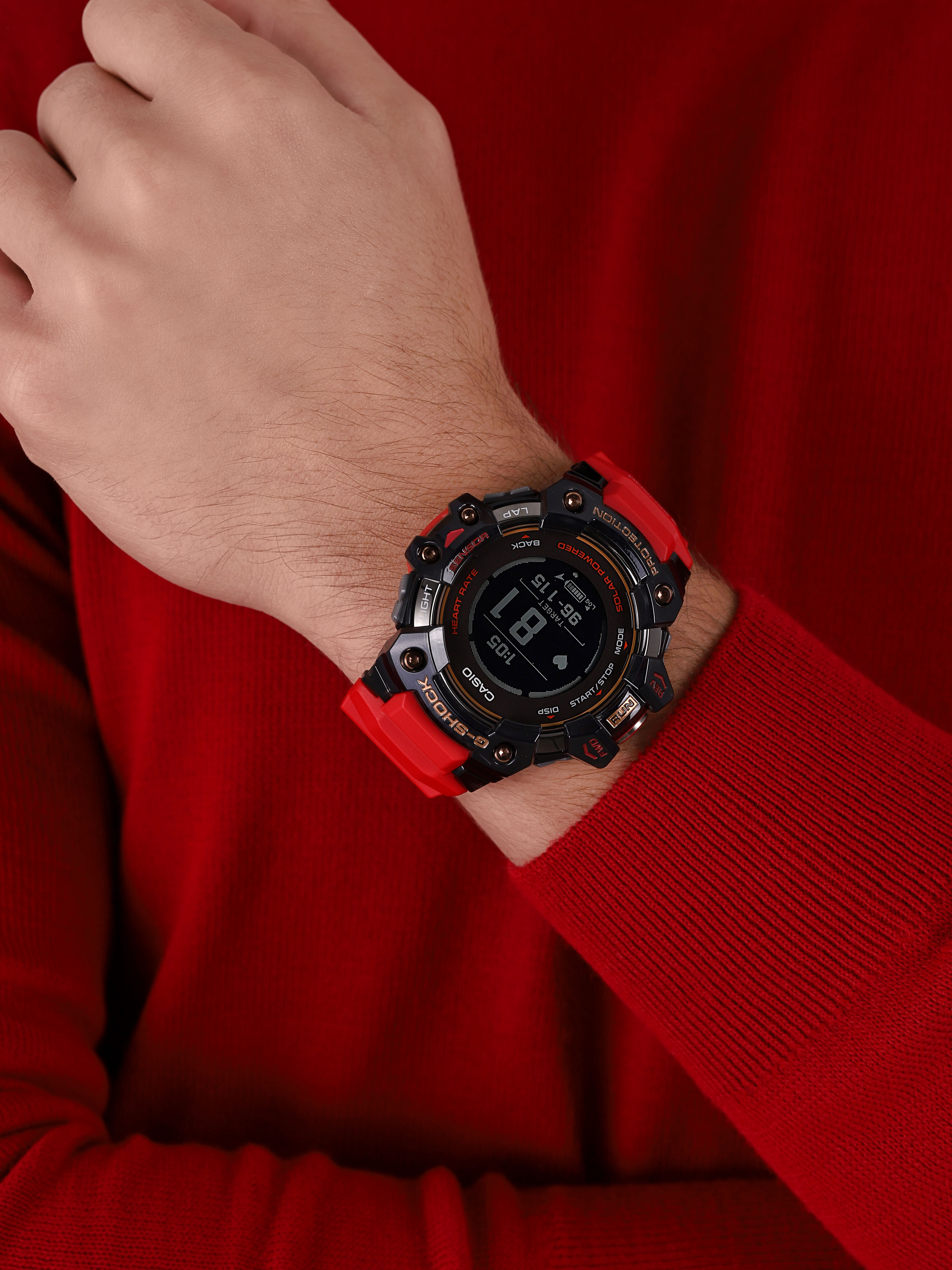 G-SHOCK GBD-H1000-4A1ER zegarek męski G-SHOCK G-SQUAD czarny