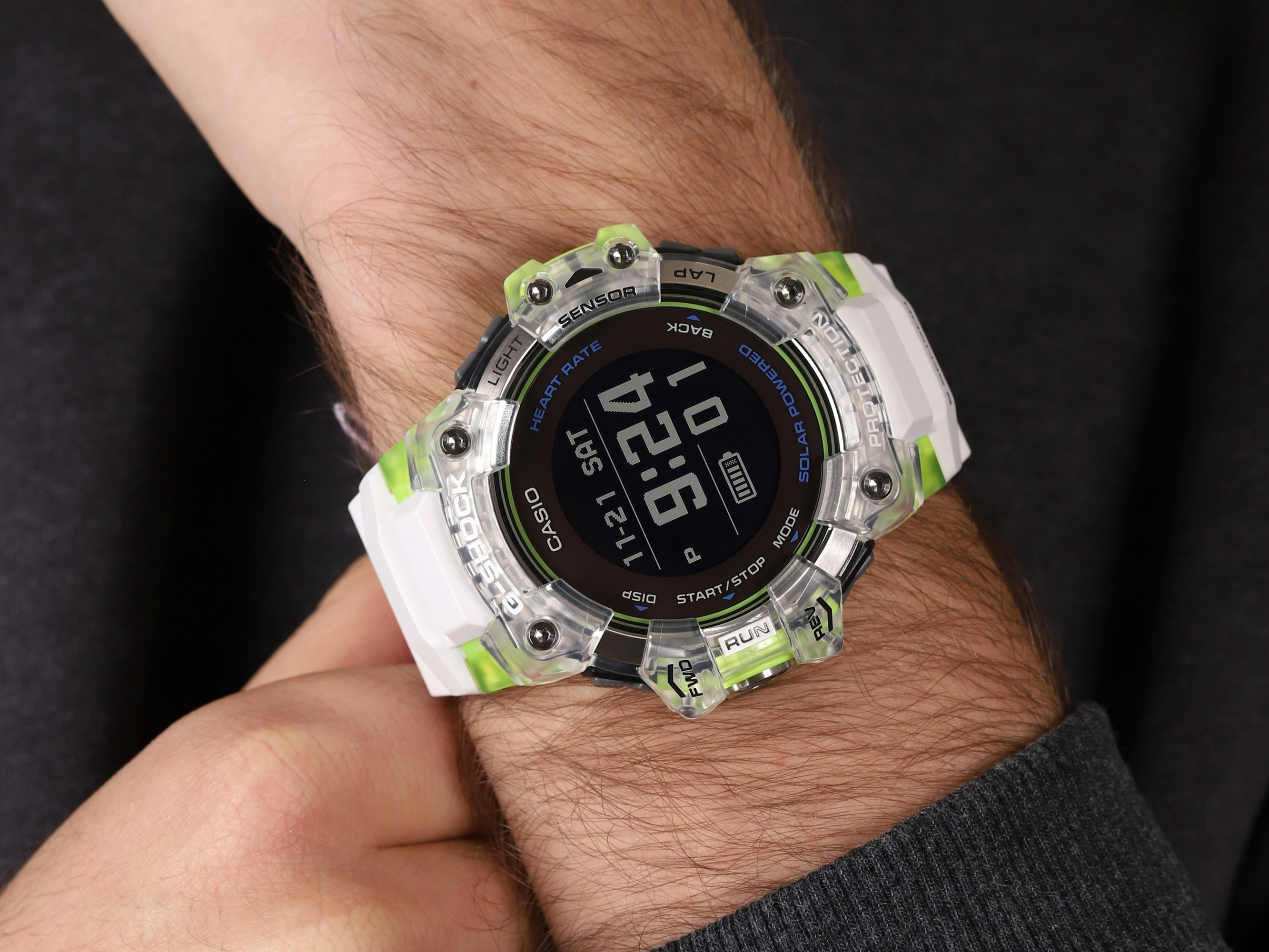 G-Shock GBD-H1000-7A9ER zegarek zielony sportowy G-SHOCK Original pasek