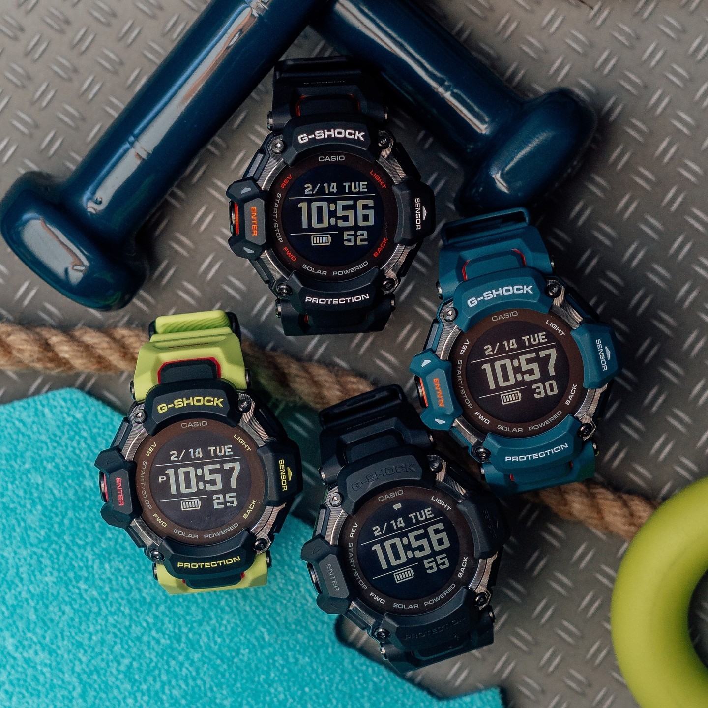 G-SHOCK GBD-H2000-2ER zegarek japońskie G-SHOCK G-SQUAD