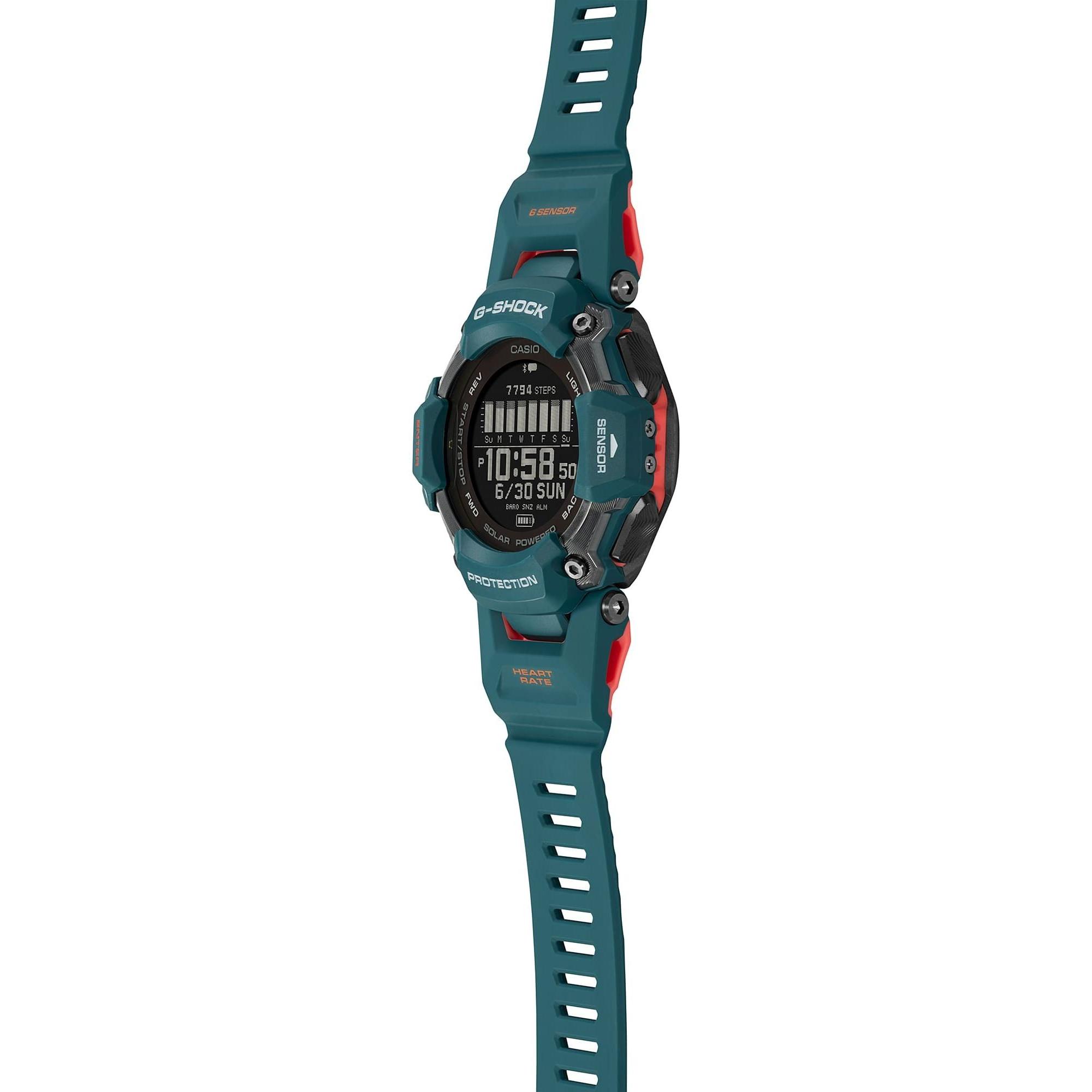 G-SHOCK GBD-H2000-2ER zegarek niebieski sportowy G-SHOCK G-SQUAD pasek