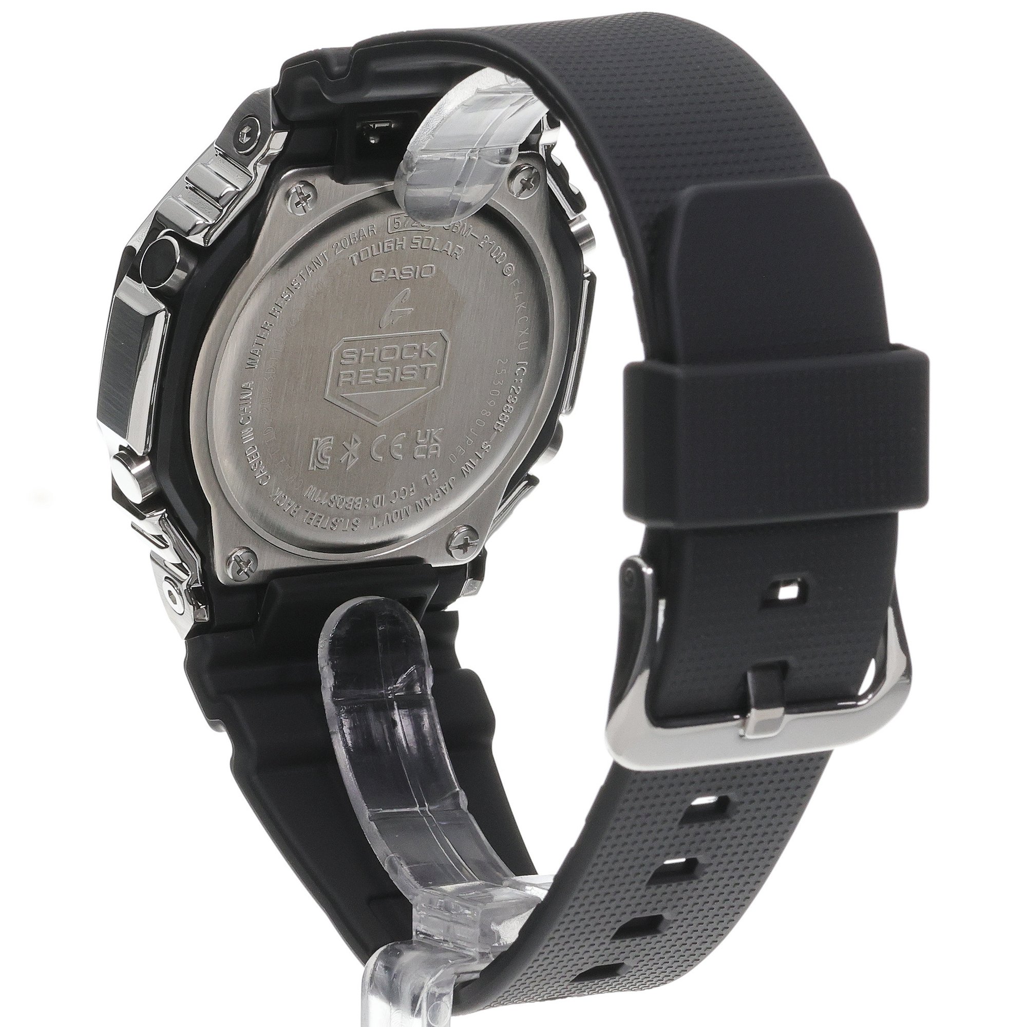 G-SHOCK GBM-2100A-4BER G-Steel 2100 Series G-SHOCK Original sportowy zegarek srebrny - miniatura 4