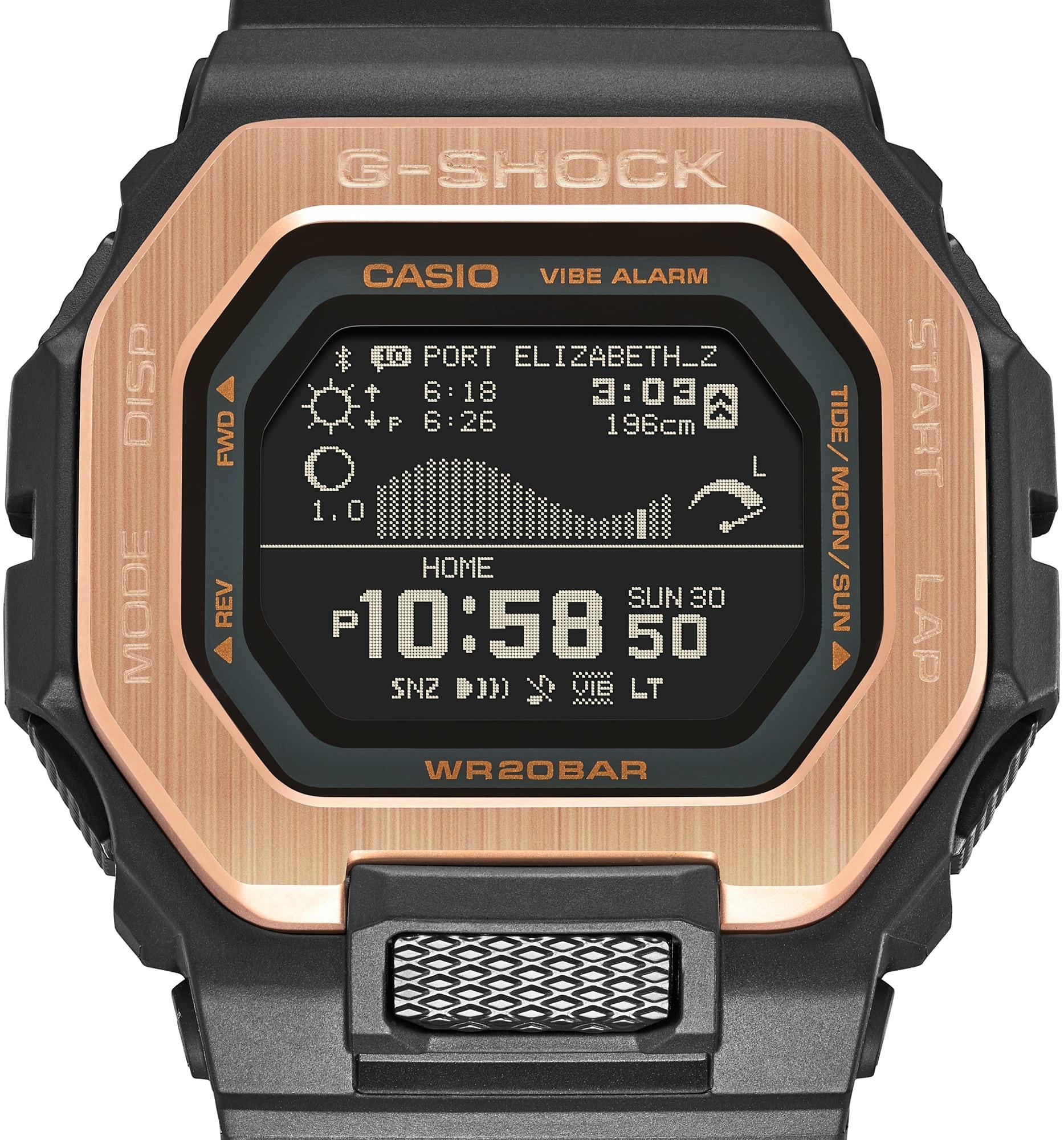 G-SHOCK GBX-100NS-4ER zegarek czarny sportowy G-SHOCK Original pasek